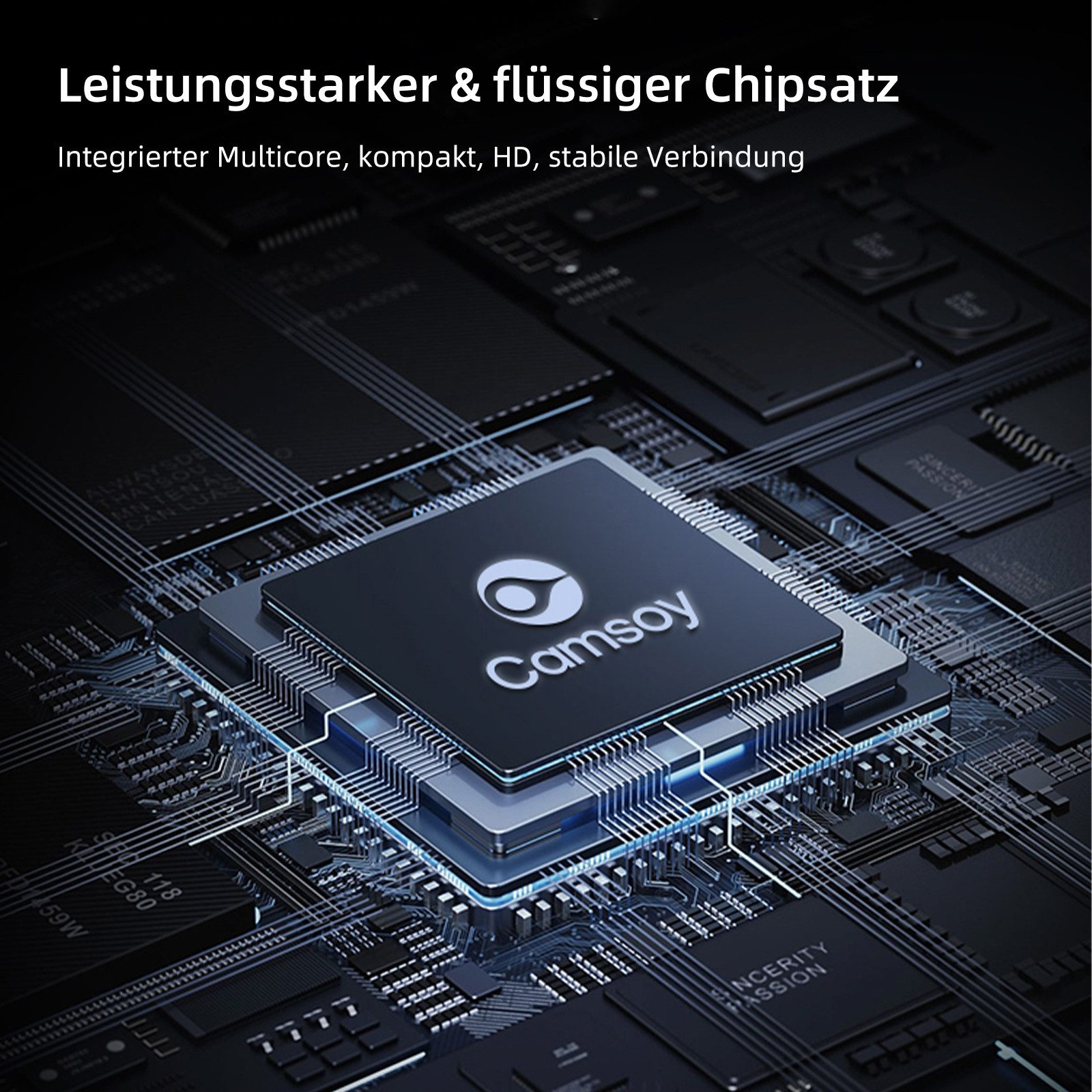 Tekoo Überwachungskamera WLAN Mini Kamera Full HD Nachtsicht Akku 64GB SD (Innenbereich (Büro, Wohnung, Fahrzeug), Set, bestehend aus: Mini-Kamera, 64GB MicroSD-Karte, ultrakompaktes Design, AP-Hotspot Modus, magnetische 360°-Halterung)