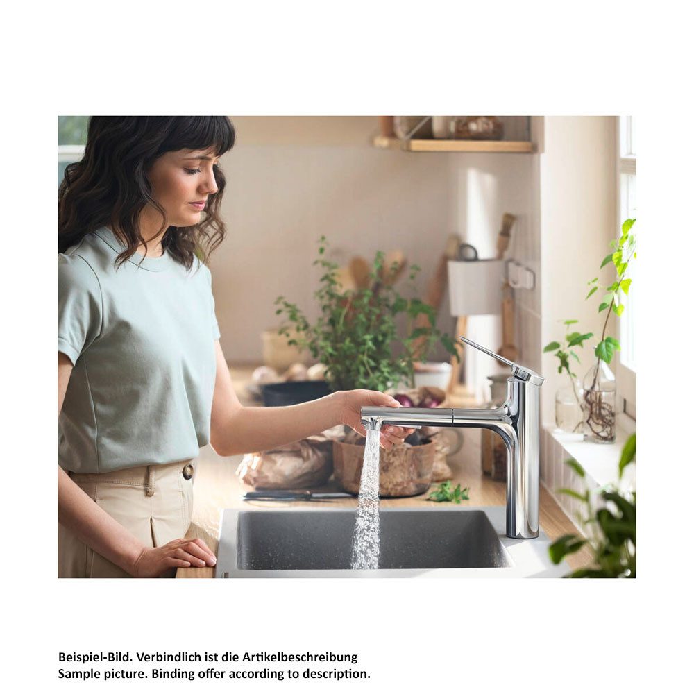 hansgrohe Küchenarmatur hansgrohe SodaSystem 210 Aqittura M91 Starter Set mattschwarz