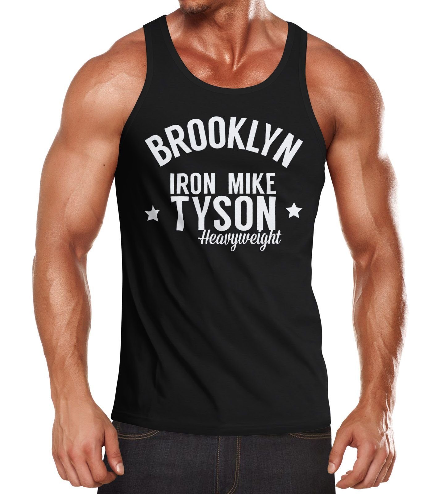 Tanktop Herren Tanktop, Brooklyn New York Iron Mike Tyson Boxing Gym