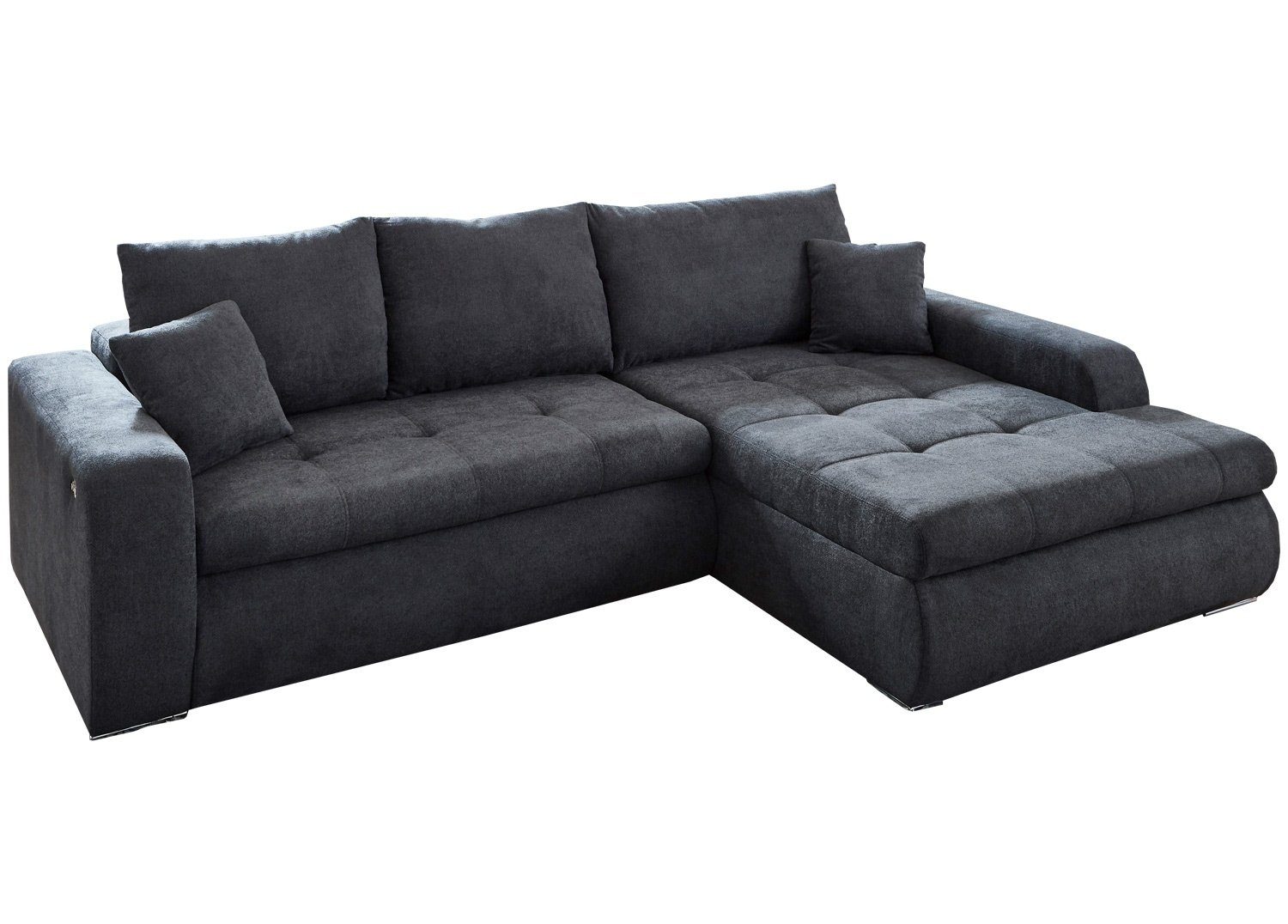 Iwaniccy Sofa FANCY, Grau, Stoffbezug, x x 89 Sitztiefenverstellung 196 elektrische cm, 272