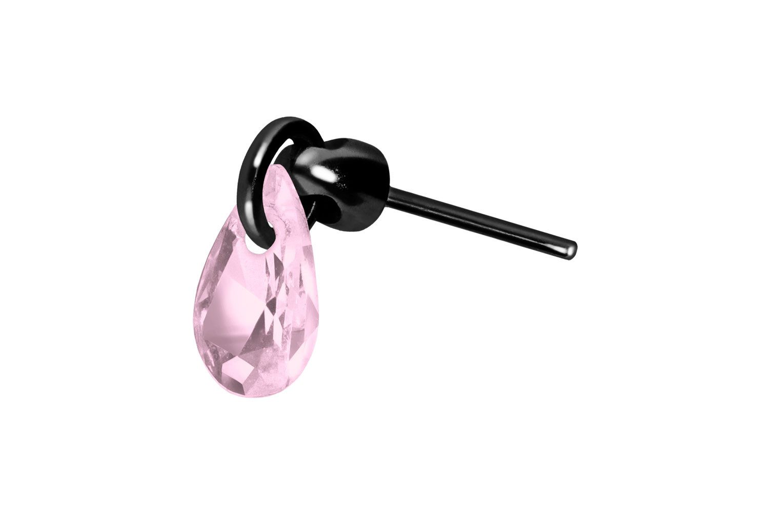Farbe: Schwarz + Kristall: Rosa