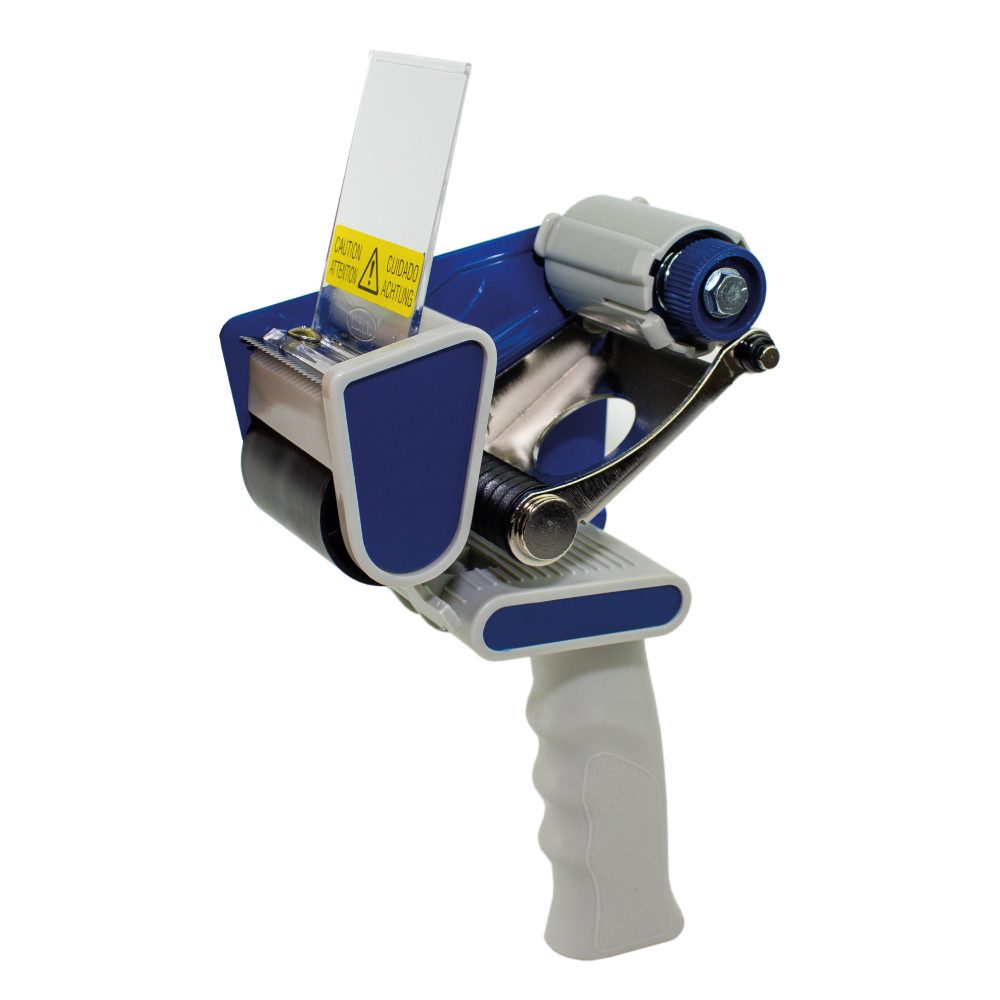 LMG Germany Paket-Klebeband Abroller Sicherheitsmesser, Abrollbremse, ergonomischer Griff, leise Rolle