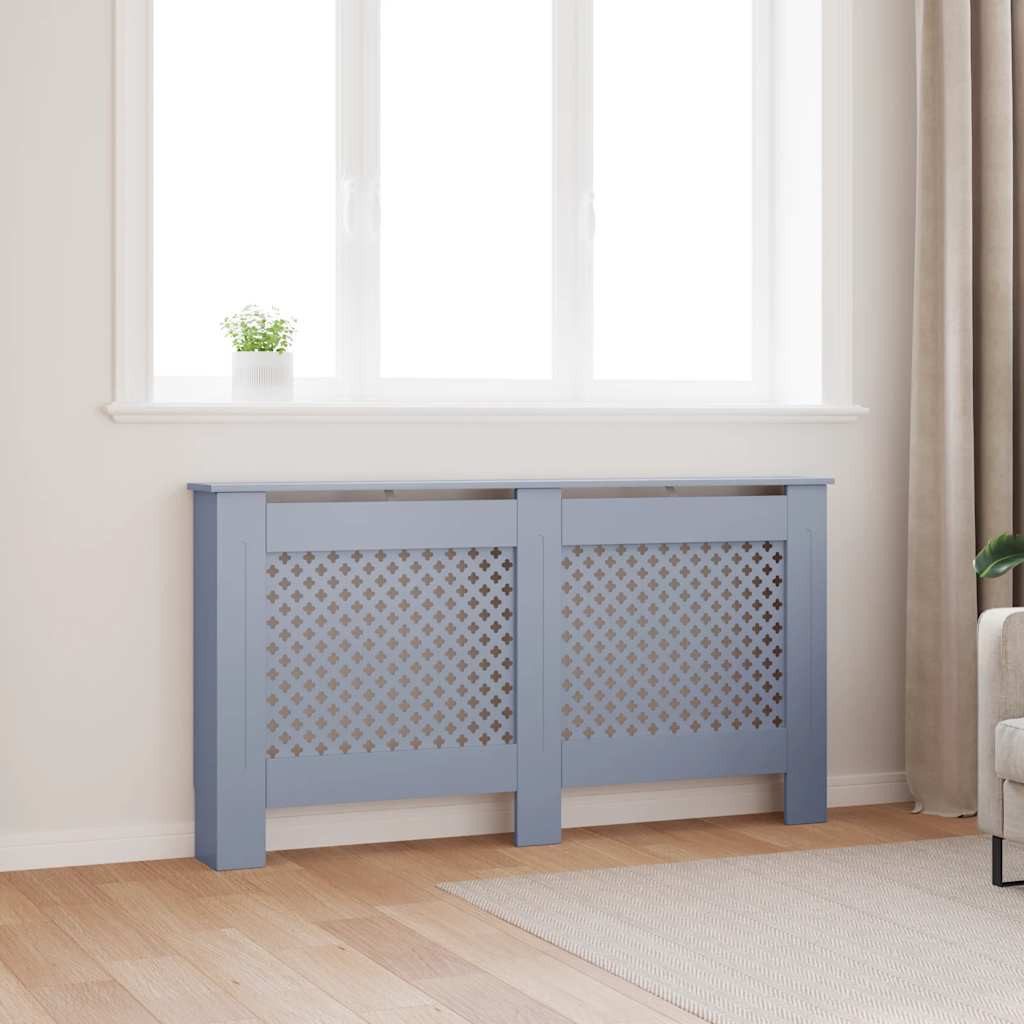 vidaXL Heizkörper Heizkörperverkleidung Anthrazit 152x19x81,5 cm MDF