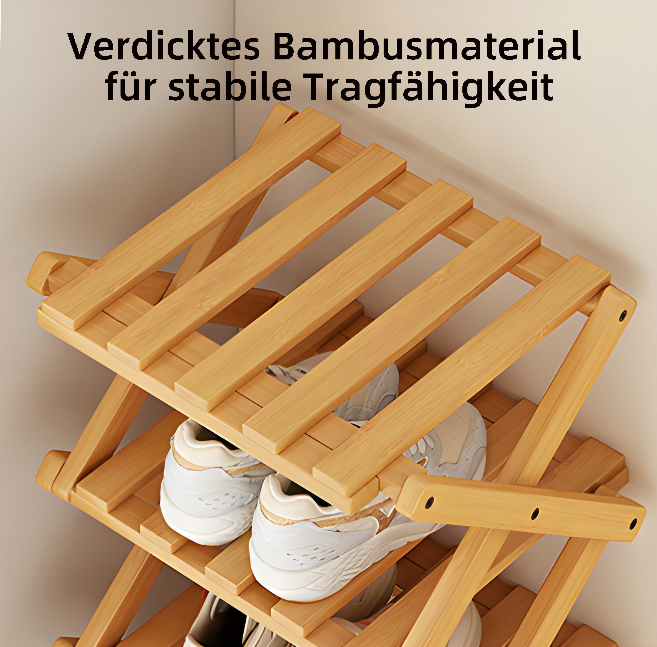 YINDN Schuhregal 7 Ebenen Schuhschrank, Vertikales günstig online kaufen