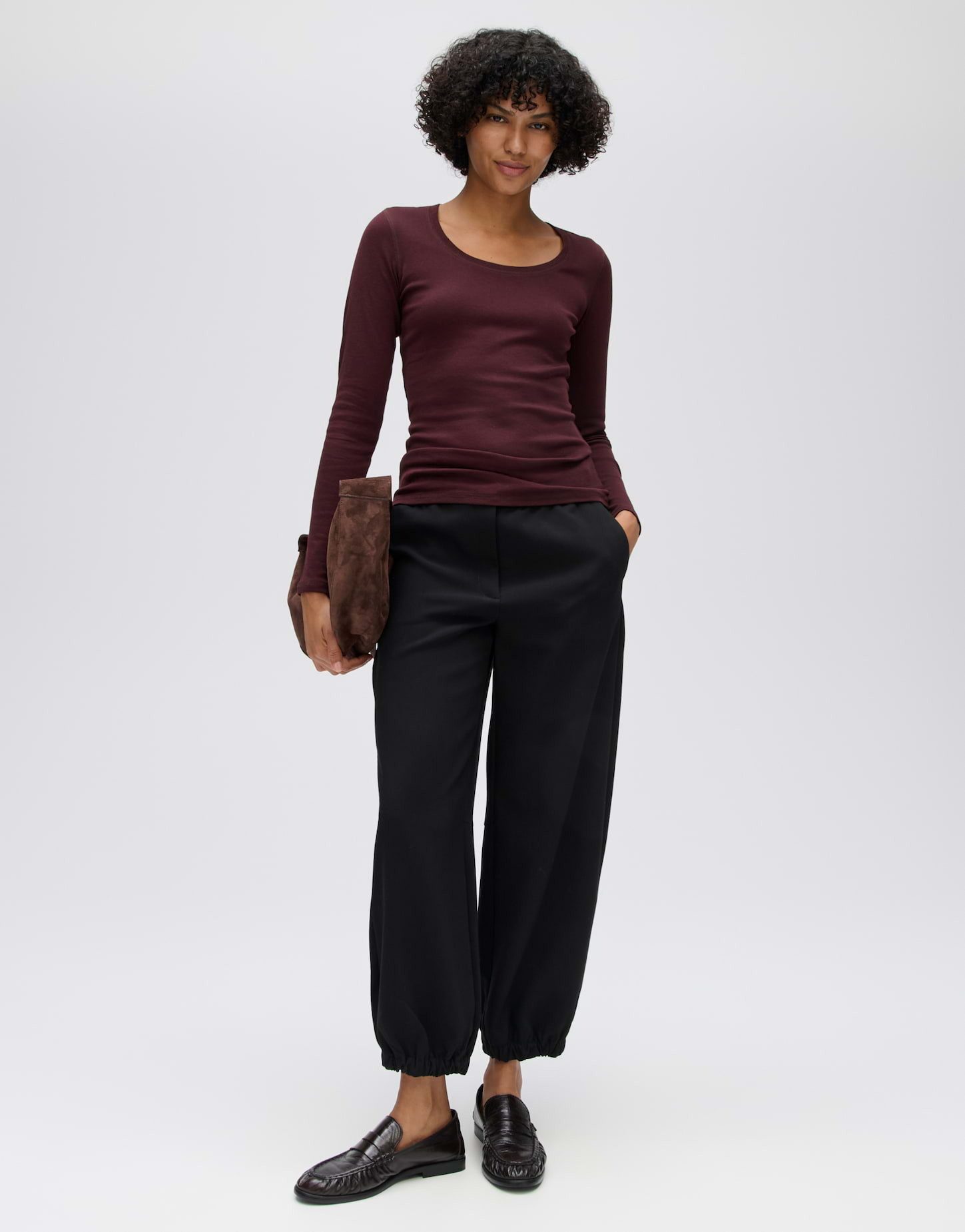 OPUS Langarmshirt SORANA Slim Longsleeve aus Baumwoll Mix – Bild 5 von 5
