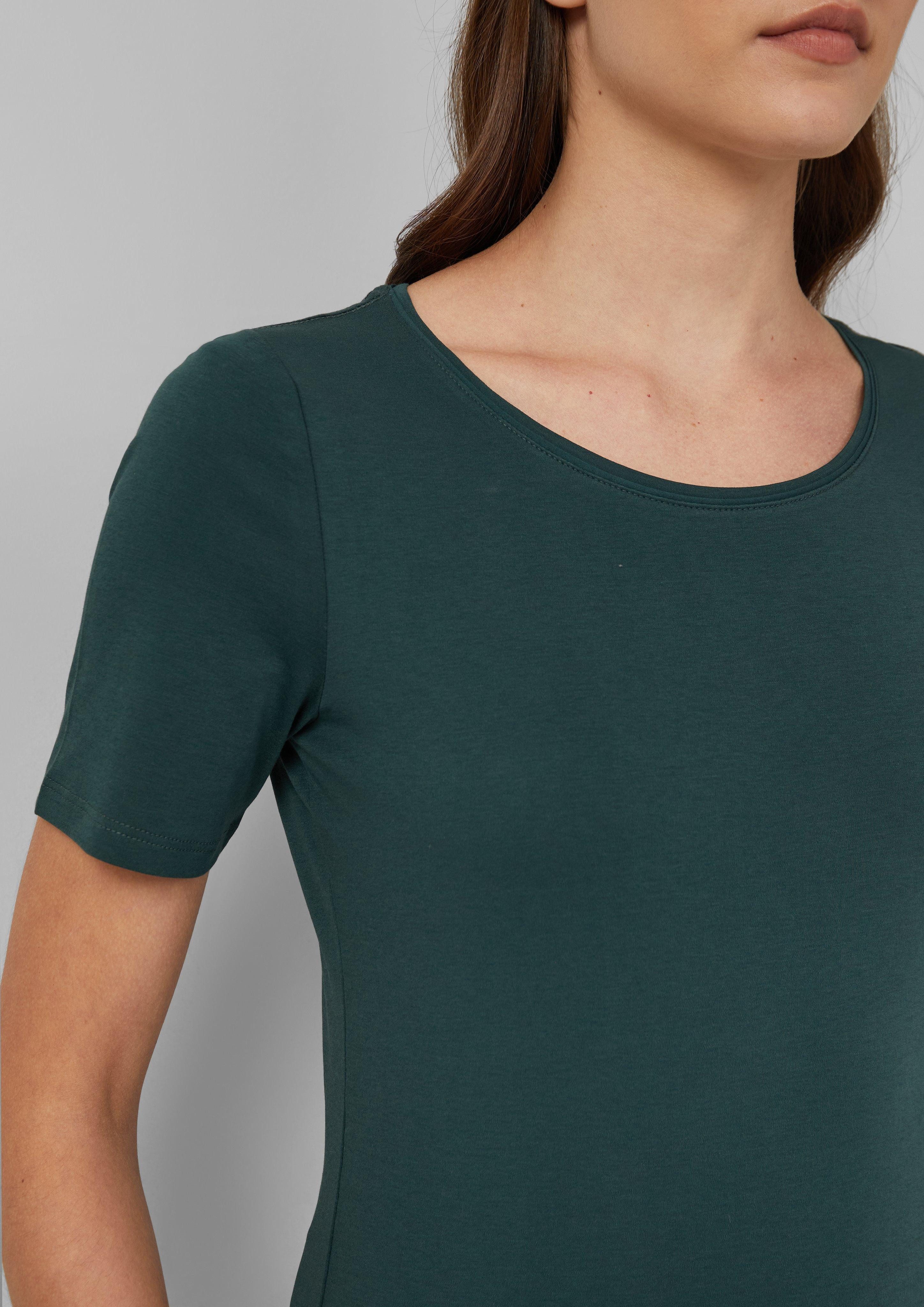 s.Oliver Kurzarmshirt T-Shirt aus Interlockjersey im günstig online kaufen
