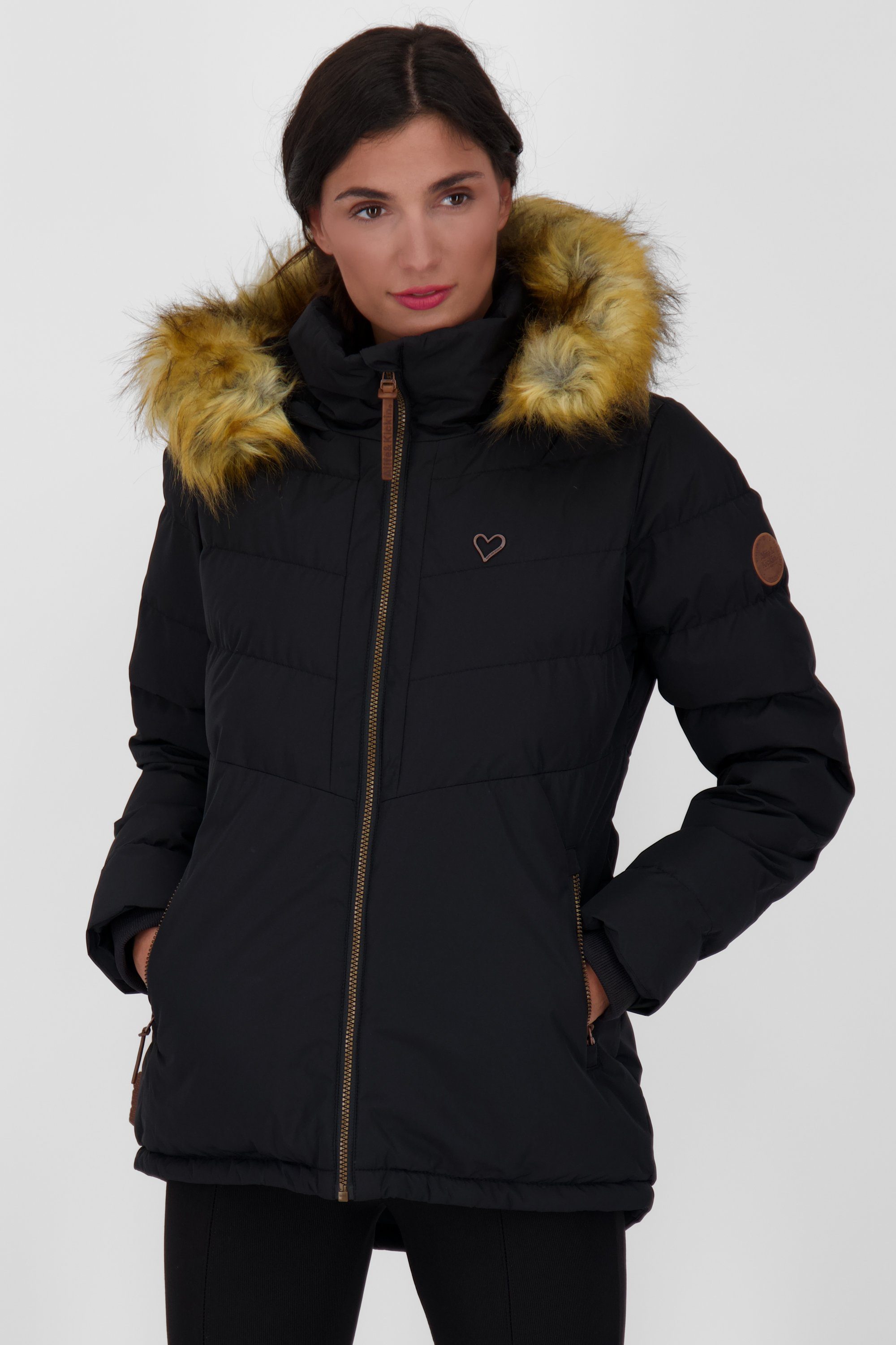 Alife & Kickin Jacke A Damen moonless gefütterte Winterjacke IngridAK Winterjacke, Puffer