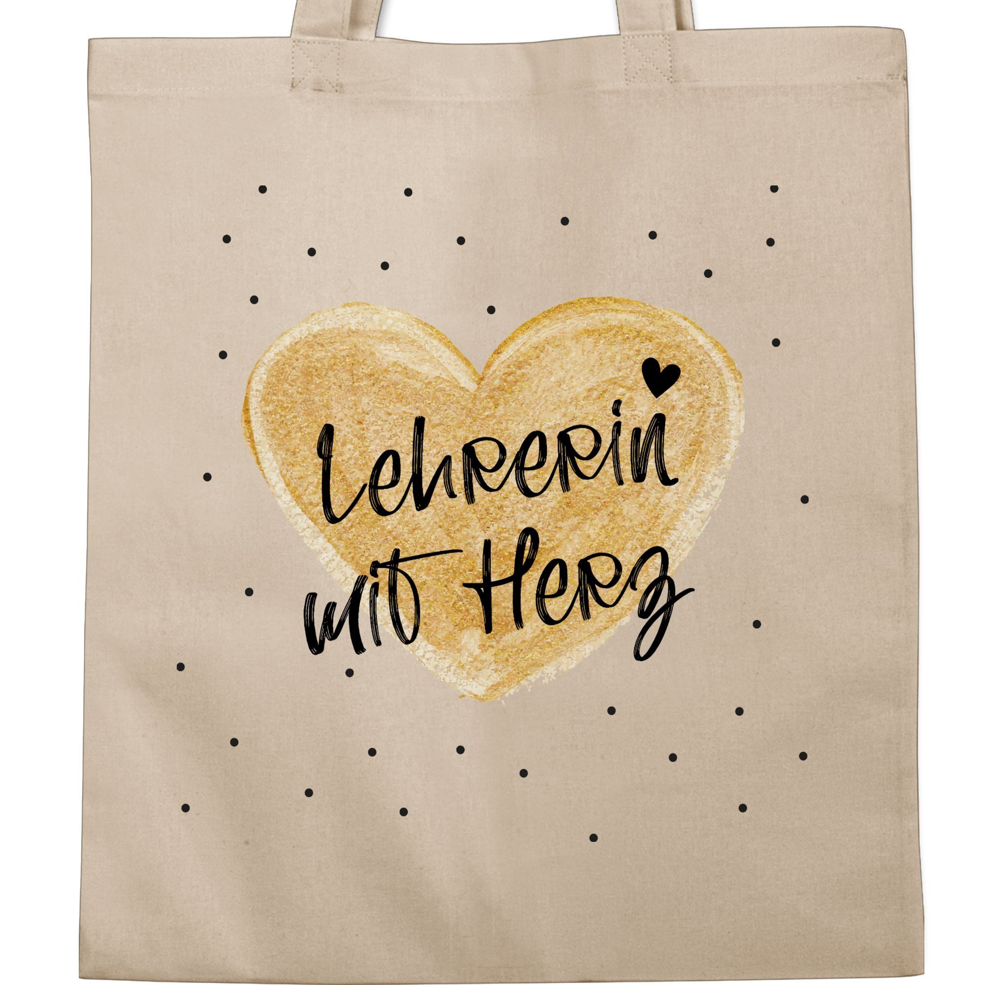 Shirtracer Umhängetasche Lehrerin mit Herz, Lehrerin günstig online kaufen