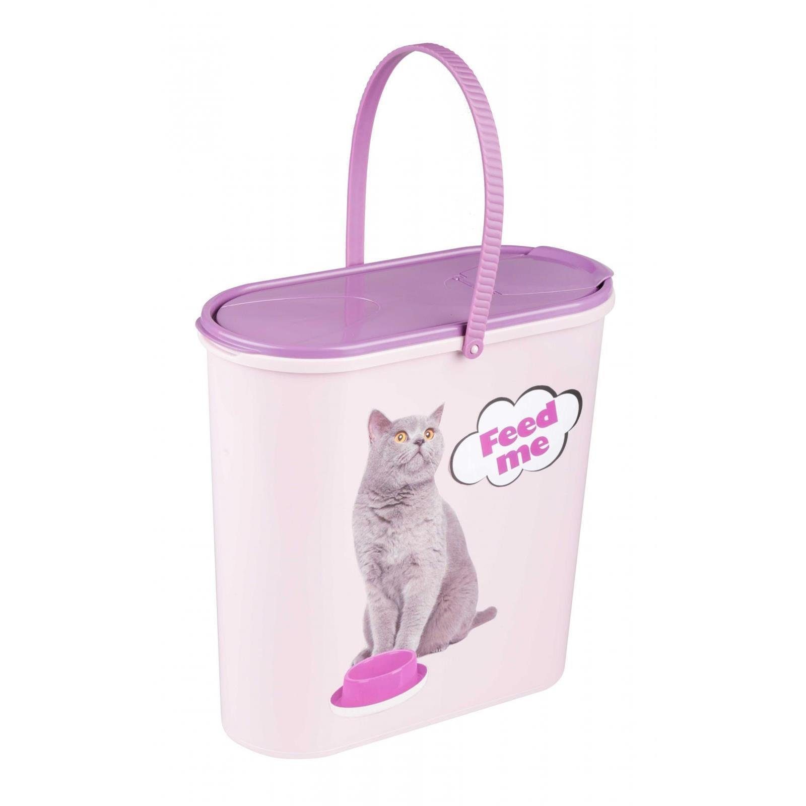 Futterbehälter Tierfutterbehälter 6L Futterbox Container Katze