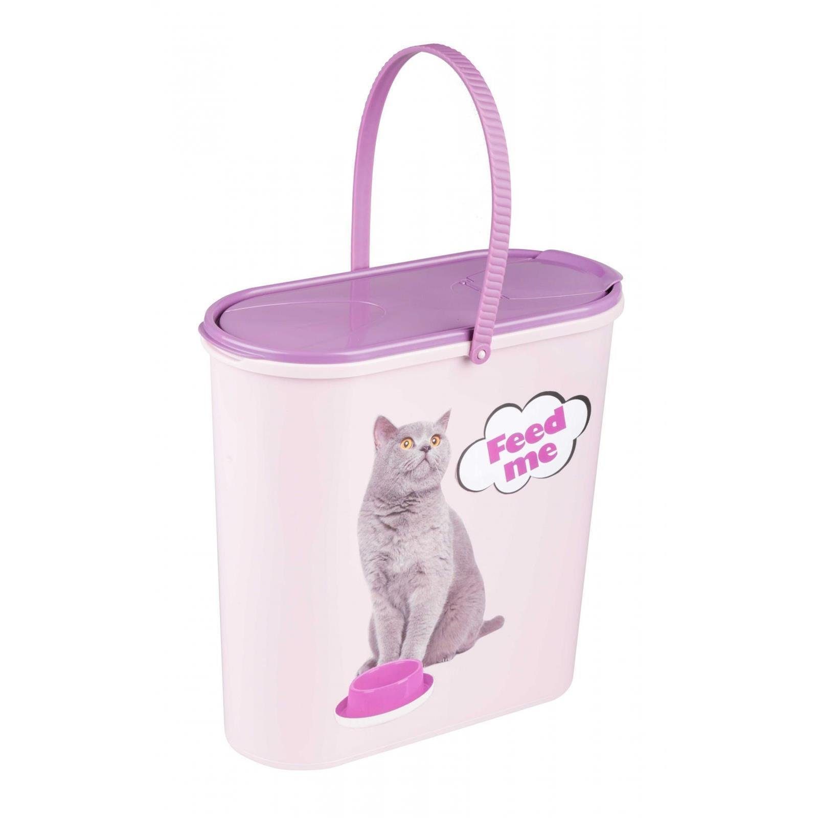 4BIG.fun Futterbehälter Tierfutterbehälter 6L Futterbox Container Katze