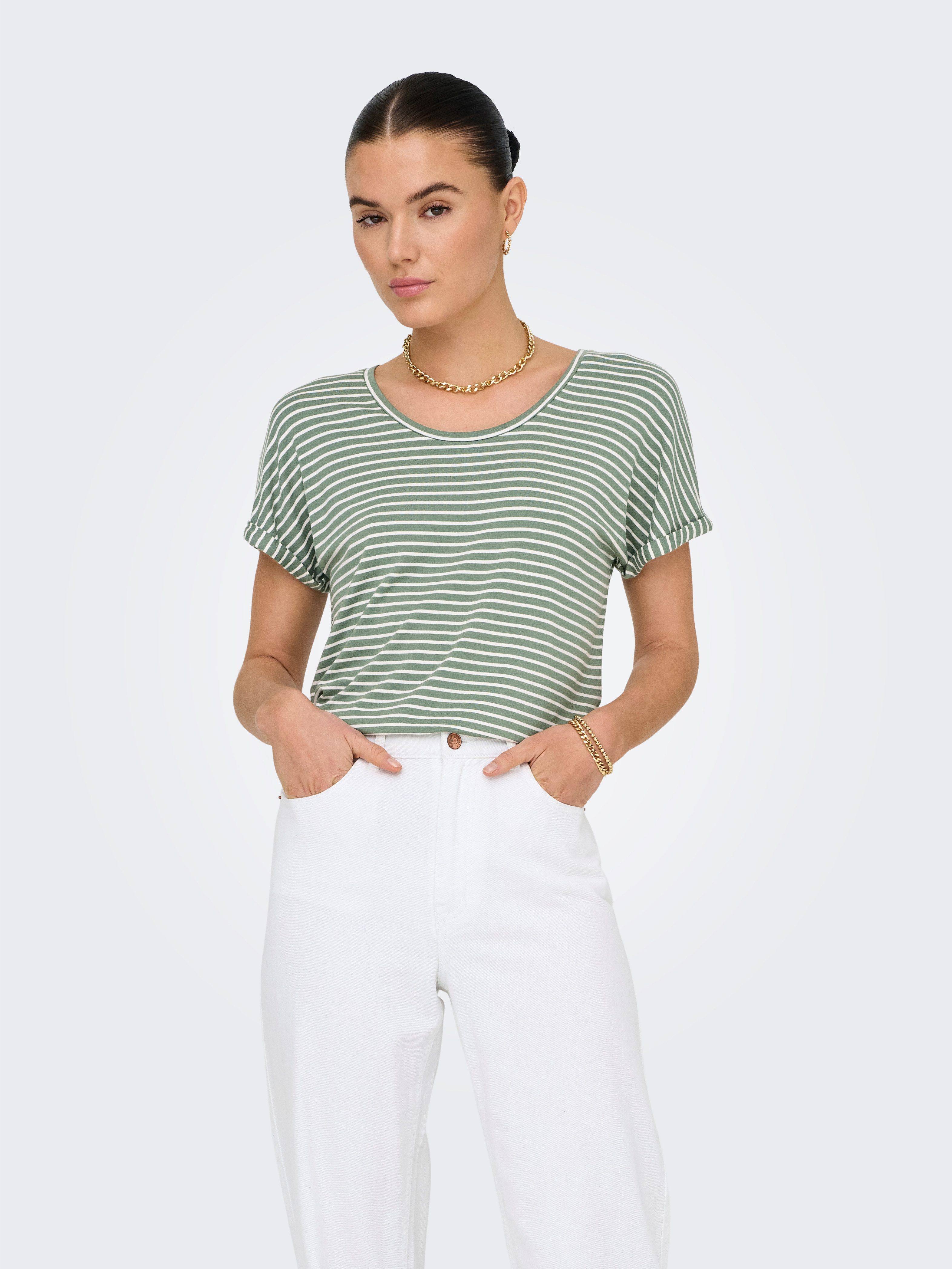 JDY Kurzarmshirt JDYSISSY S/S O-NECK TOP günstig online kaufen