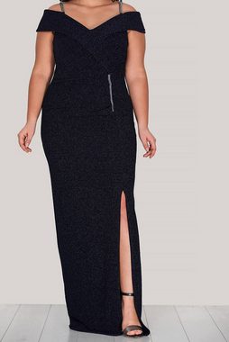 Modabout Abendkleid Langes Maxikleid Sommerkleid für große Größen - NELB0553D9478LCV (1-tlg)