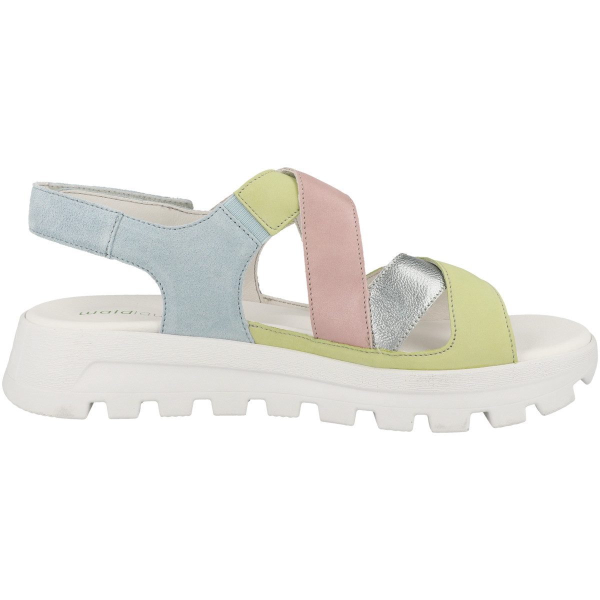 Waldläufer H-Nele Damen Sandale Sandaletten, Sommerschuhe, Badeschuhe, Riemchen, Schlappen