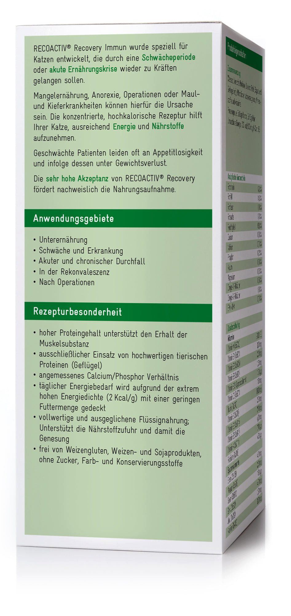 RECOACTIV Recovery Immun Tonicum, Ergänzungsfuttermittel für: Katze