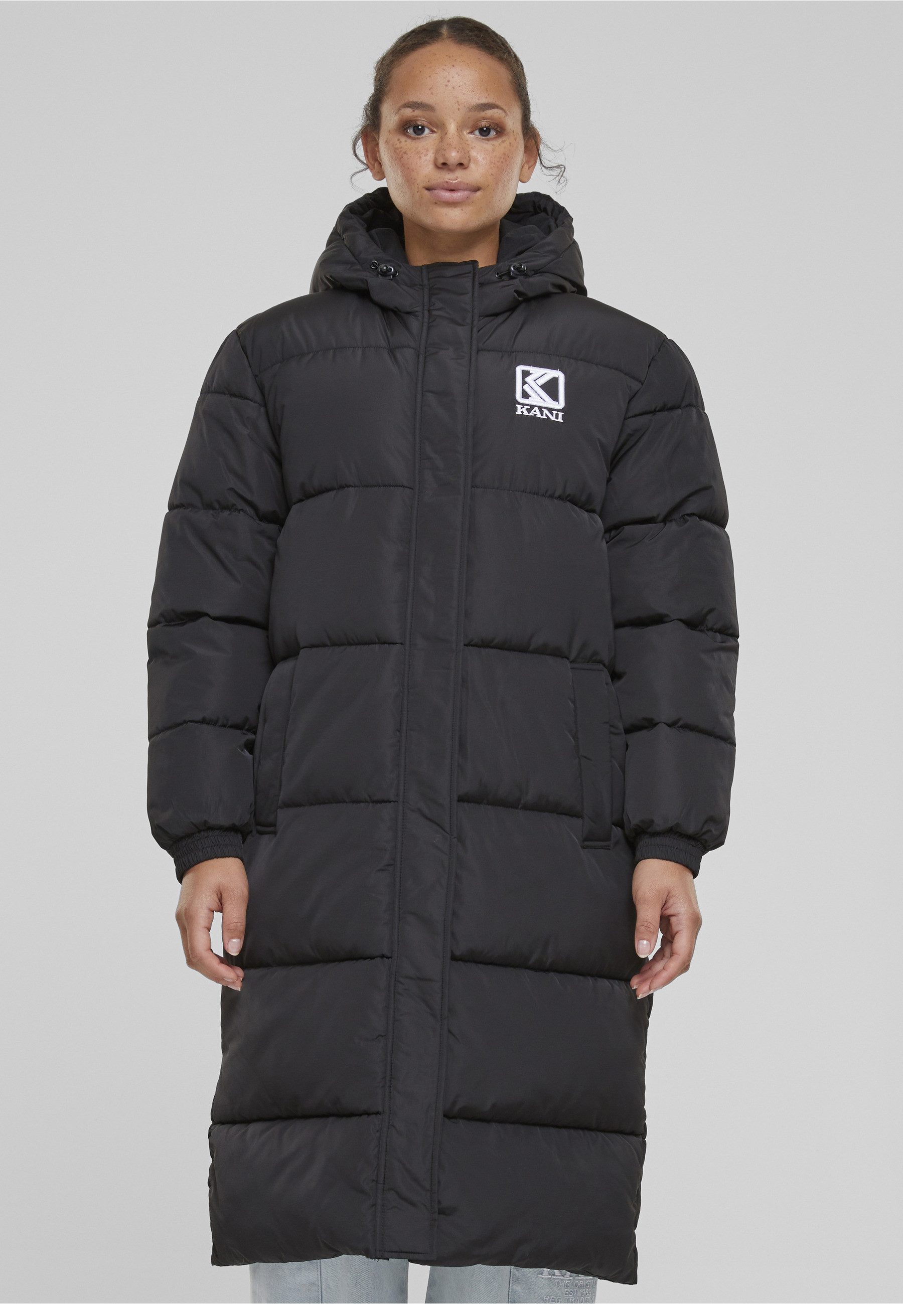 Karl Kani Winterjacke Karl Kani Damen KW233-030-2 KK Og Hooded Long Puffer Coat (1-St)