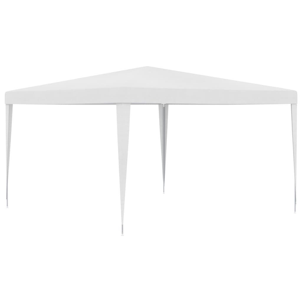 vidaXL Pavillon Pavillon Faltpavillon Gartenpavillon Gartenzelt Partyzelt 4 x 4 m Weiß