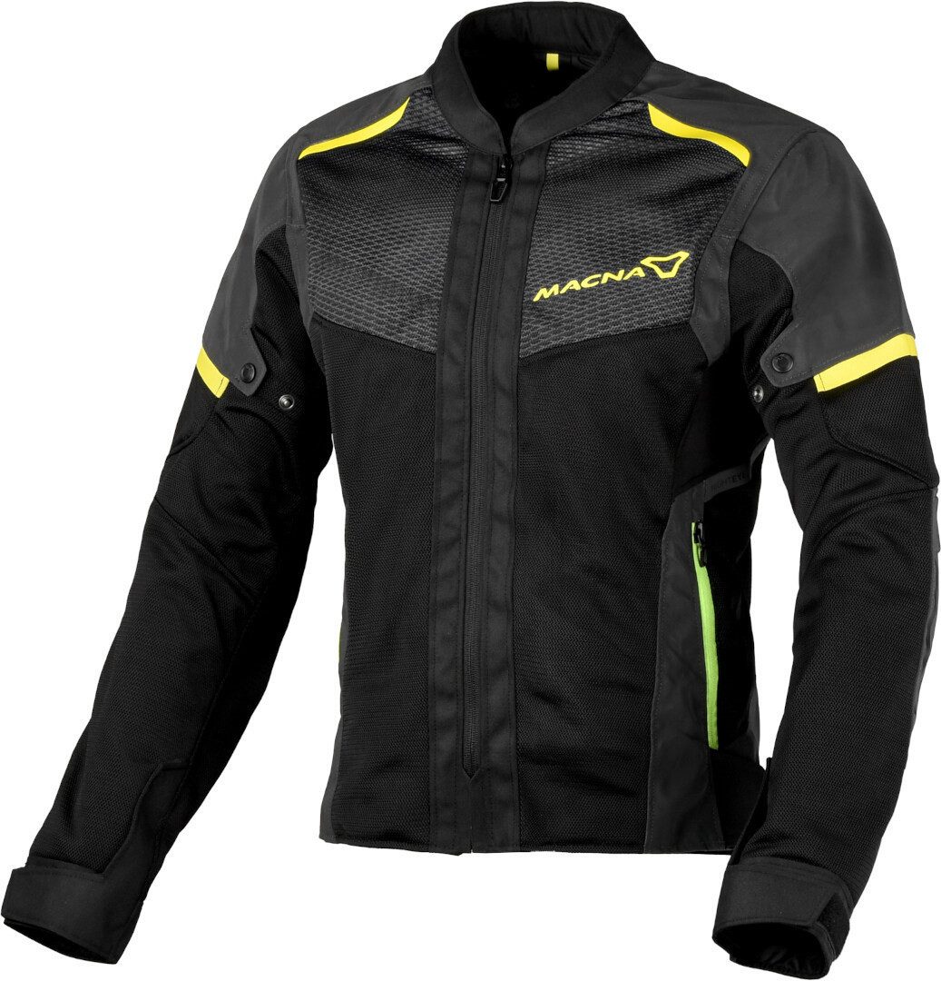 Macna Motorradjacke Orcano 2.0 NightEye Damen Motorrad Textiljacke protektoren reflektierende