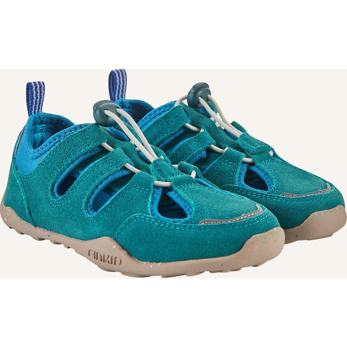 Finkid Sankari Outdoorschuh Federleichte, atmungsaktive Barfußsandalen für Kinder mit