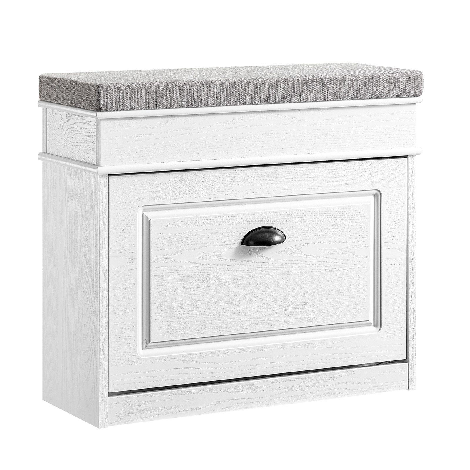 SoBuy Schuhschrank Schuhkipper, Schuhregal, Schuhbank, mit Klappen mit 1/2/3/4 Klappen, Schuhschrank schmal, Schuhbank Schuhablage, Flur