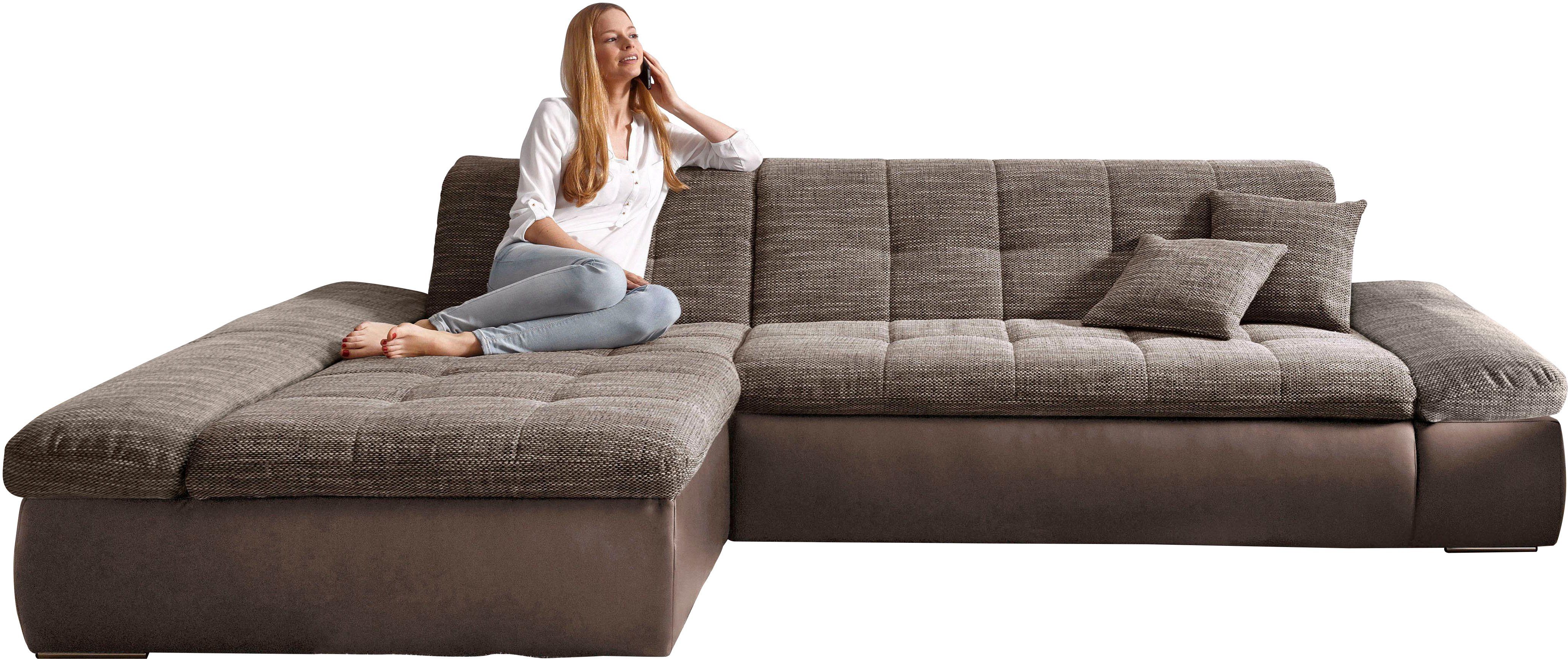 DOMO collection Ecksofa Moric, L-Form, XXL-Sofa günstig online kaufen