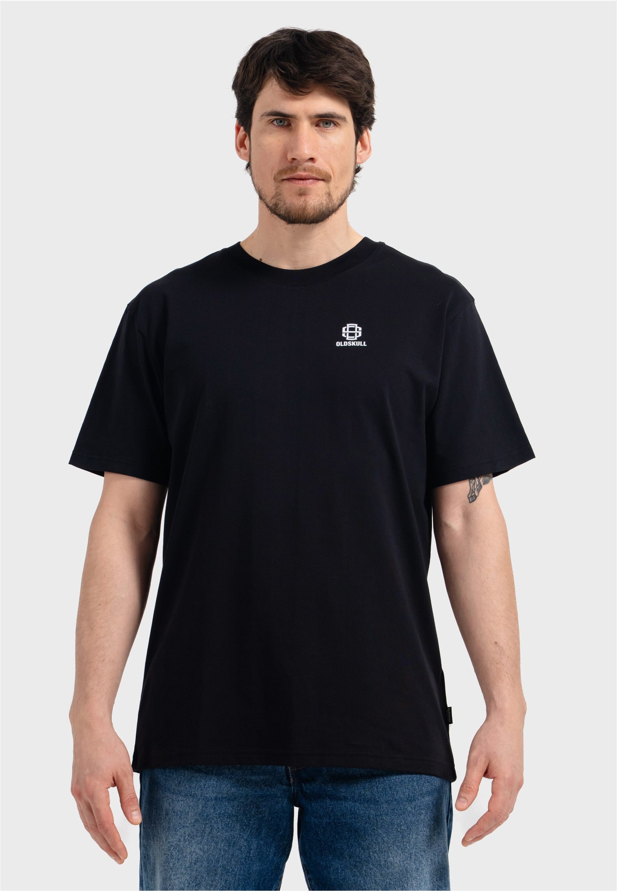 Oldskull T-Shirt Basic Oldskull 25 Logo unverkennbare Oldskull-Optik