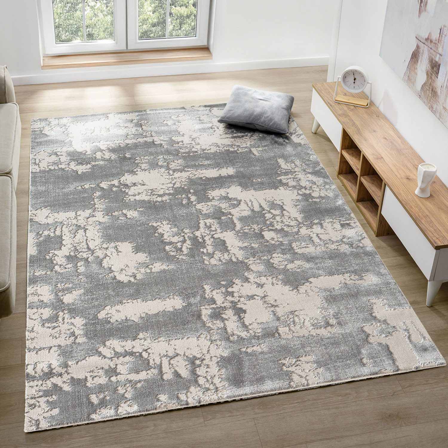 Carpetilla Designteppich Teppich Wohnzimmer Schlafzimmer abstrakt Muster mo günstig online kaufen