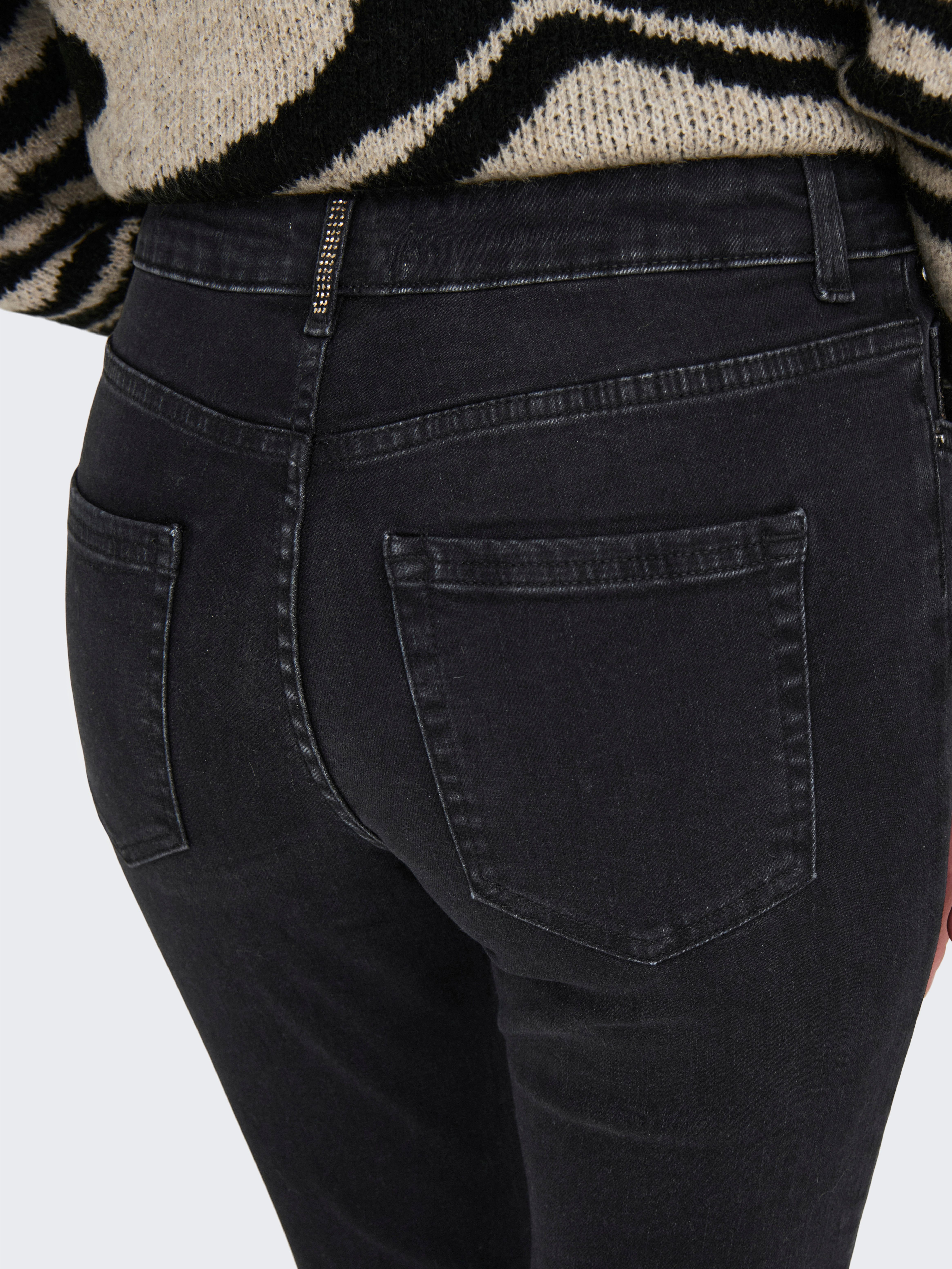 ONLY Skinny-fit-Jeans ONLBLUSH RHINESTONE MID SK RW DNM günstig online kaufen