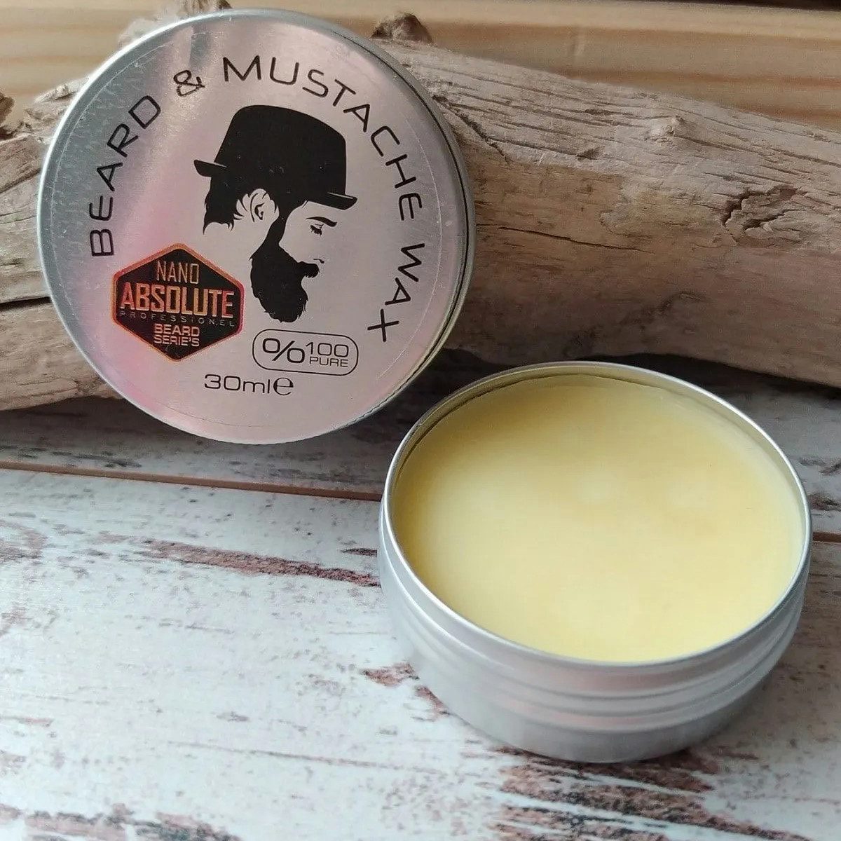 Nano Absolute Bartwachs Nano Absolute Beard & Mustache Wax Bartwachs Bartstyling 30ml, 1-tlg.