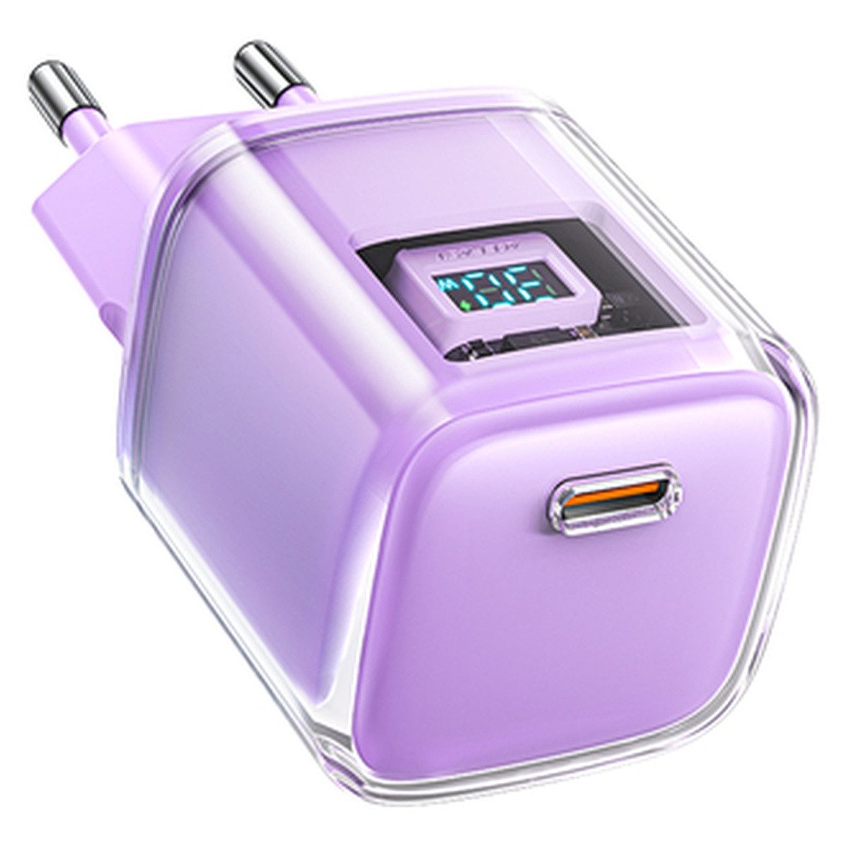 Acefast Acefast A53 PD 30 W GaN USB-C Ladegerät mit Display Smartphone-Ladegerät