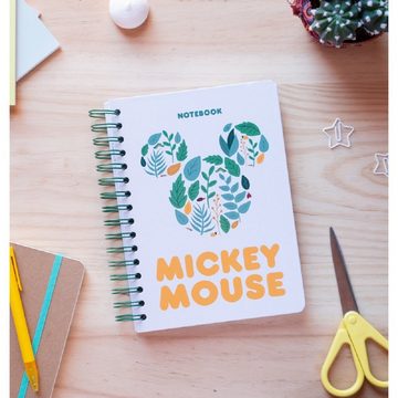 Grupo Erik Notizbuch Disney Mickey Mouse Notizbuch mit Spiralbindung im A5 Format