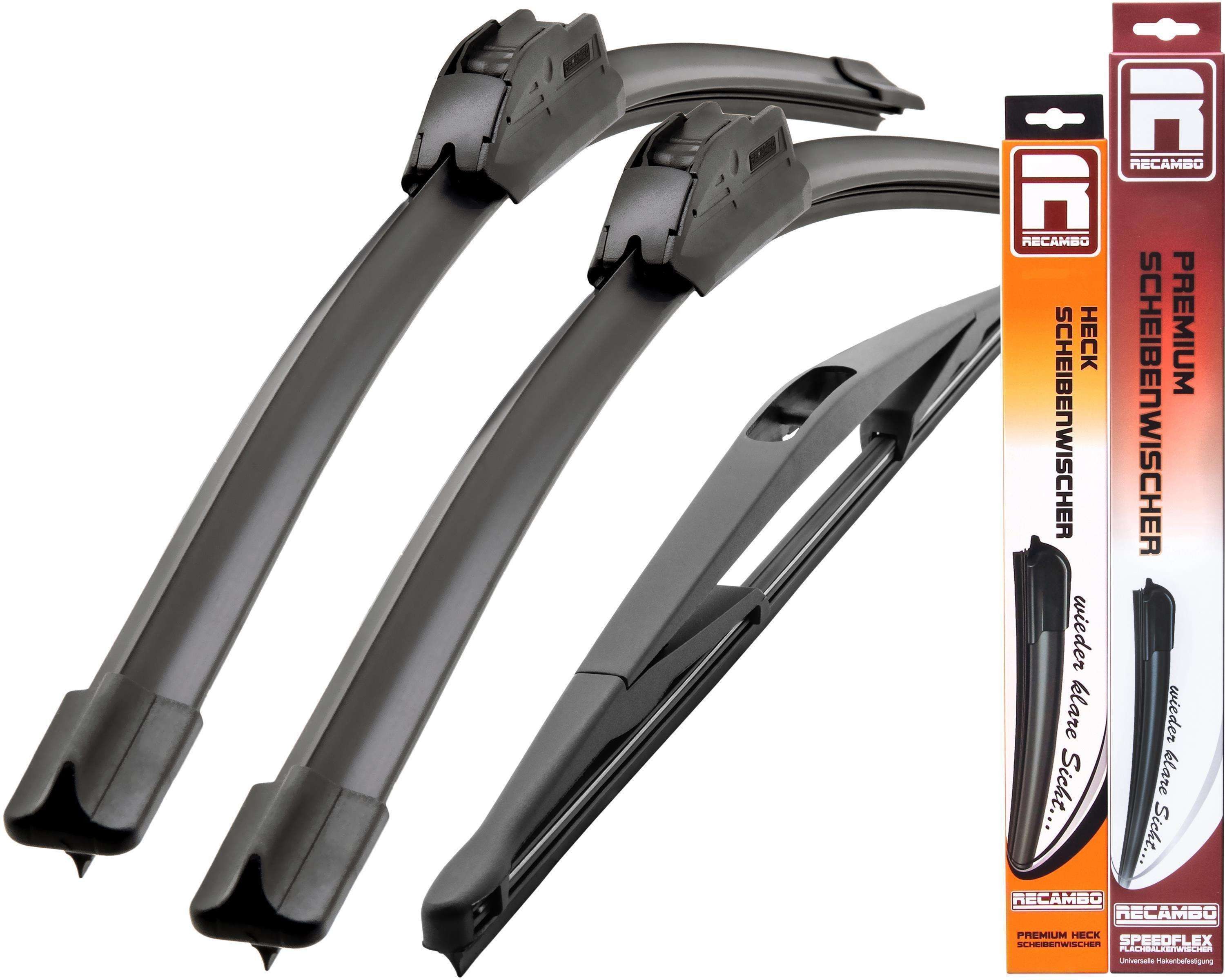 RECAMBO Griglia Da Corsa In Alluminio 33x100 Cm - Design A Nido D'Ape Per Tuning Auto (Blu) - 3