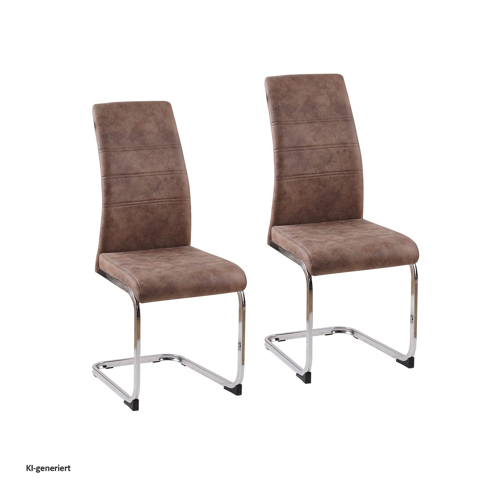 HTI-Living Freischwinger Schwingstuhl SallyC Braun (Set, 2 St), Freischwinger Esszimmerstuhl