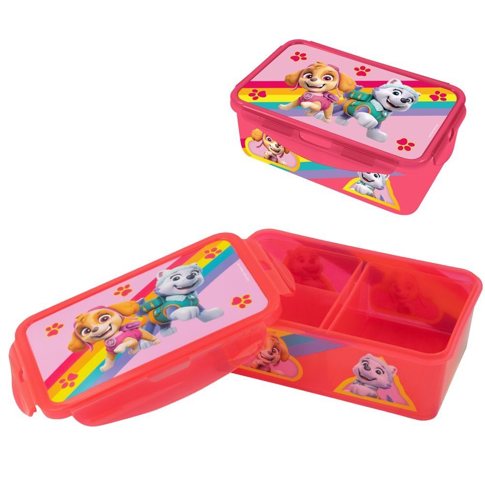 PAW PATROL Lunchbox Brotdose mit Einsätzen Paw Patrol Lunch to Go Kinder Vesper-Dose