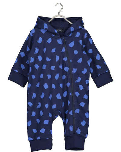 Blue Seven Overall Blue Seven Baby Overall Jumpsuit Kapuze dunkelblau ultramarin blau (1-tlg)