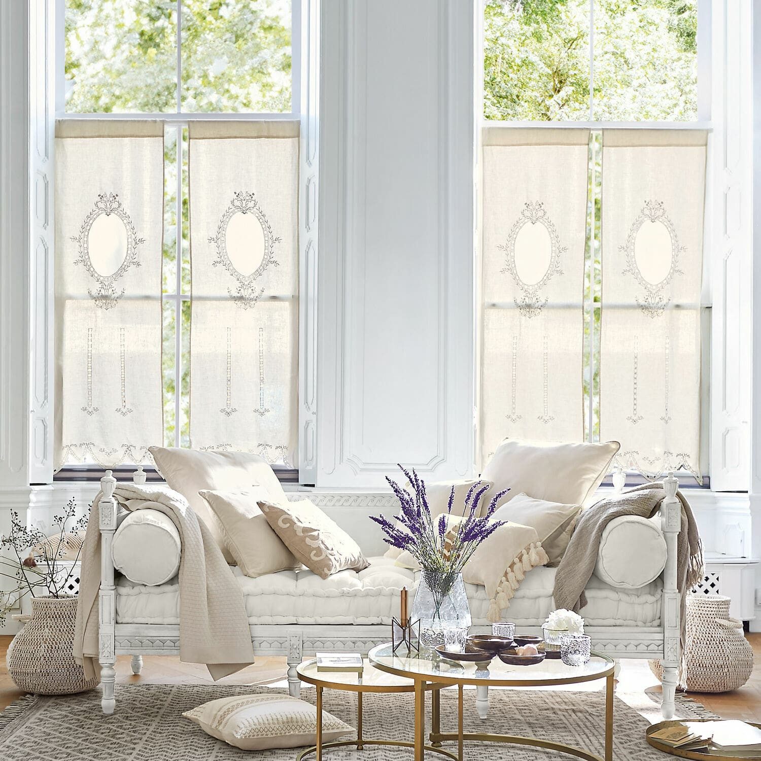 Mirabeau Scheibengardine Gardine Loiret creme