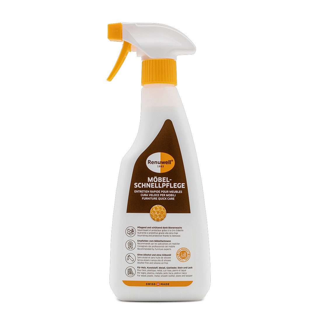 Renuwell Renuwell Möbel-Schnellpflege 500 ml Glanz Schutz aller Holzoberflächen Möbelreiniger