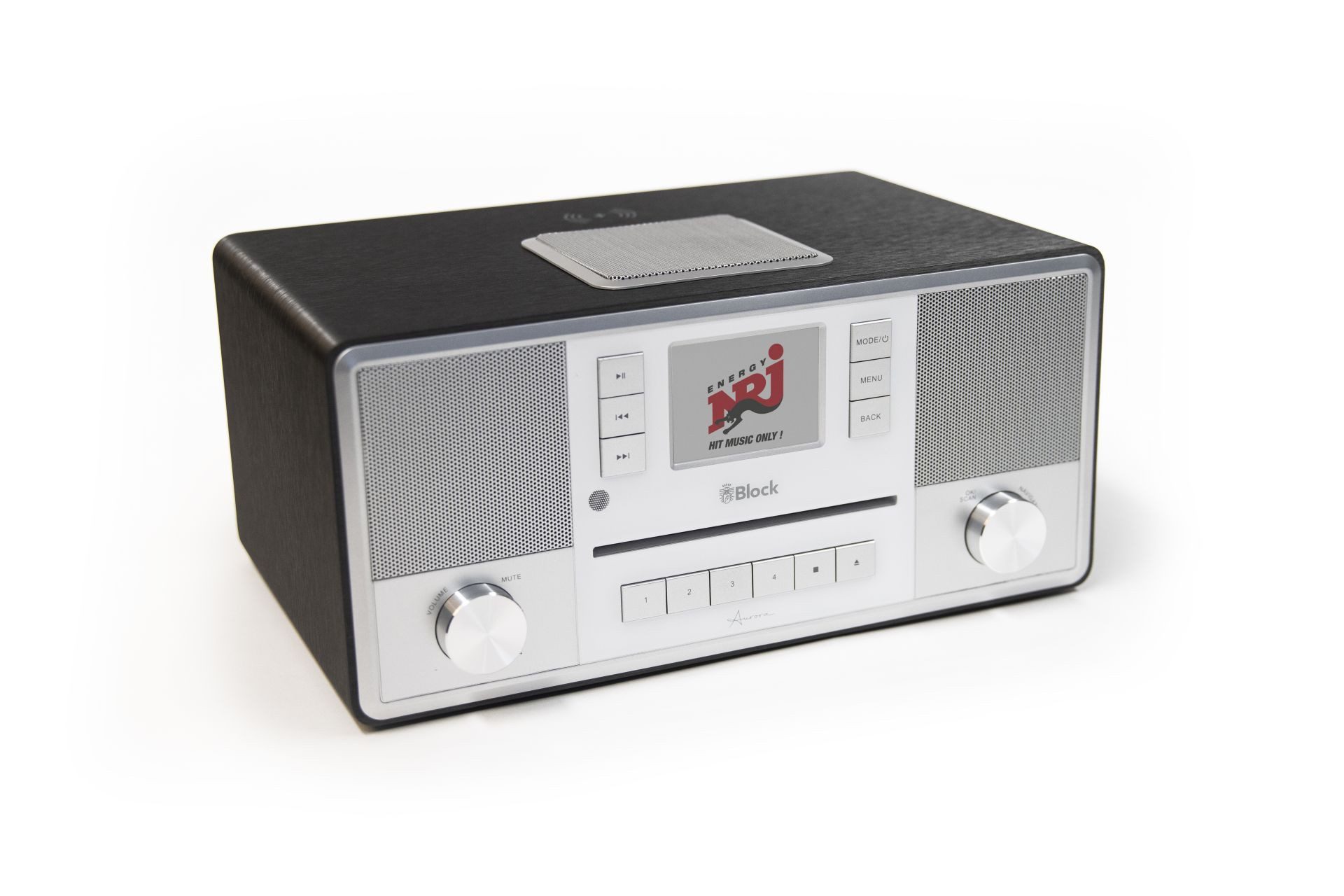 Block Block Aurora Kompaktanlage mit DAB+, Internetradio & Wireless Charging Digitalradio (DAB)