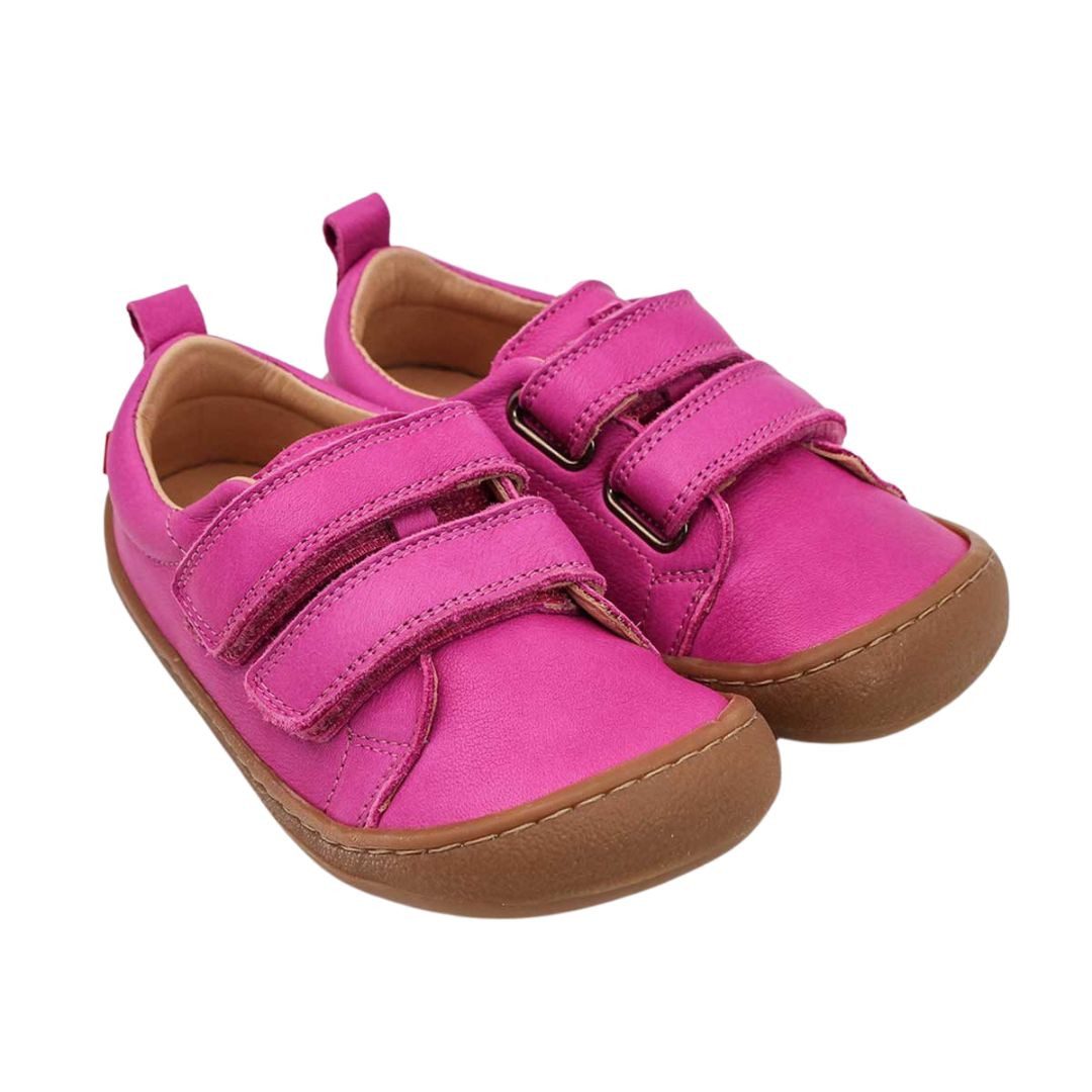 POLOLO Kinderschuhe, Barfuß Kinder Sneaker pflanzlich gegerbtes Naturleder