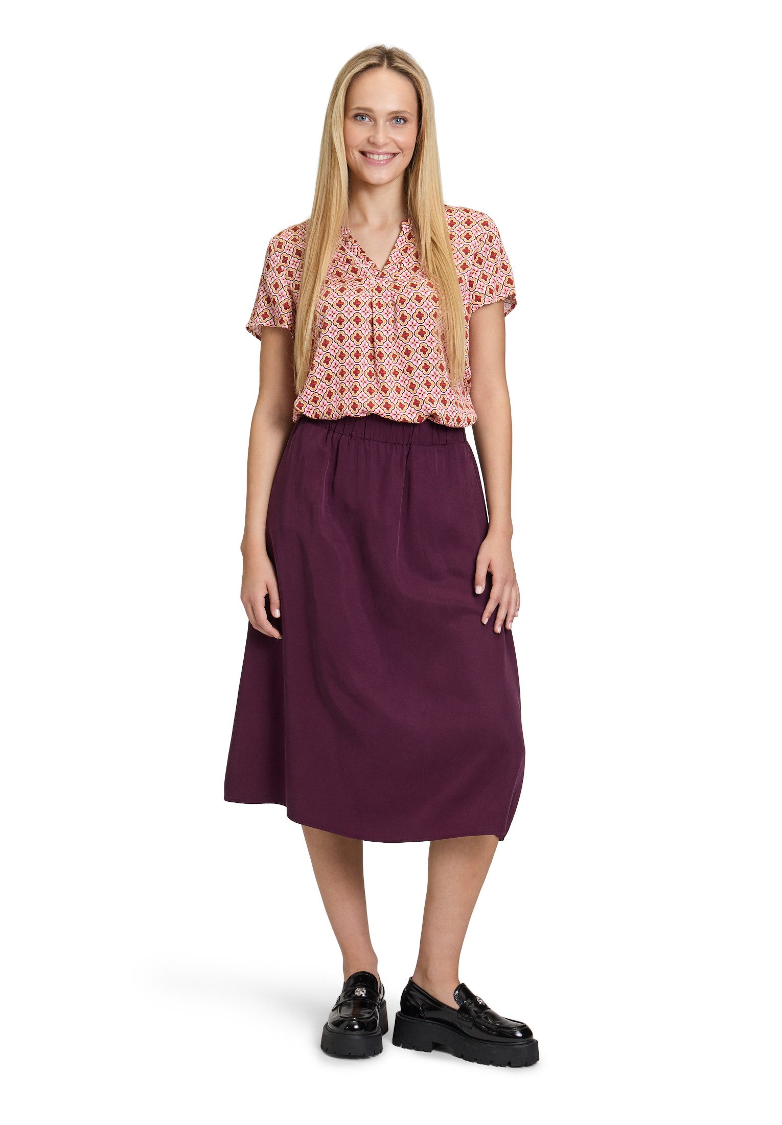 Shirtbluse Damen mit Rüschen