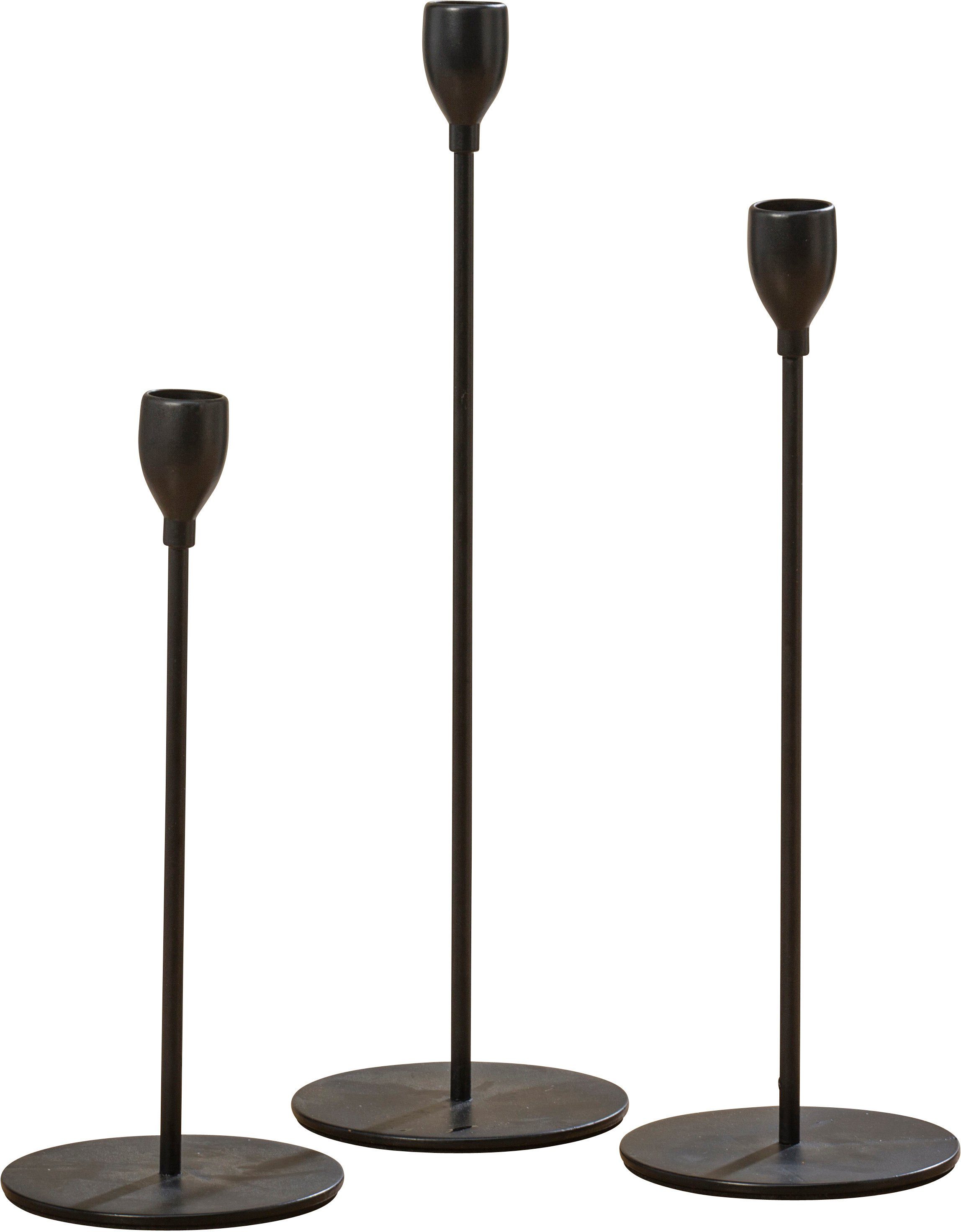 LeGer Home by Lena Gercke Kerzenleuchter »Malia« (Set, 3 Stück), aus Eisen,  Durchmesser ca. 10 cm online kaufen | OTTO