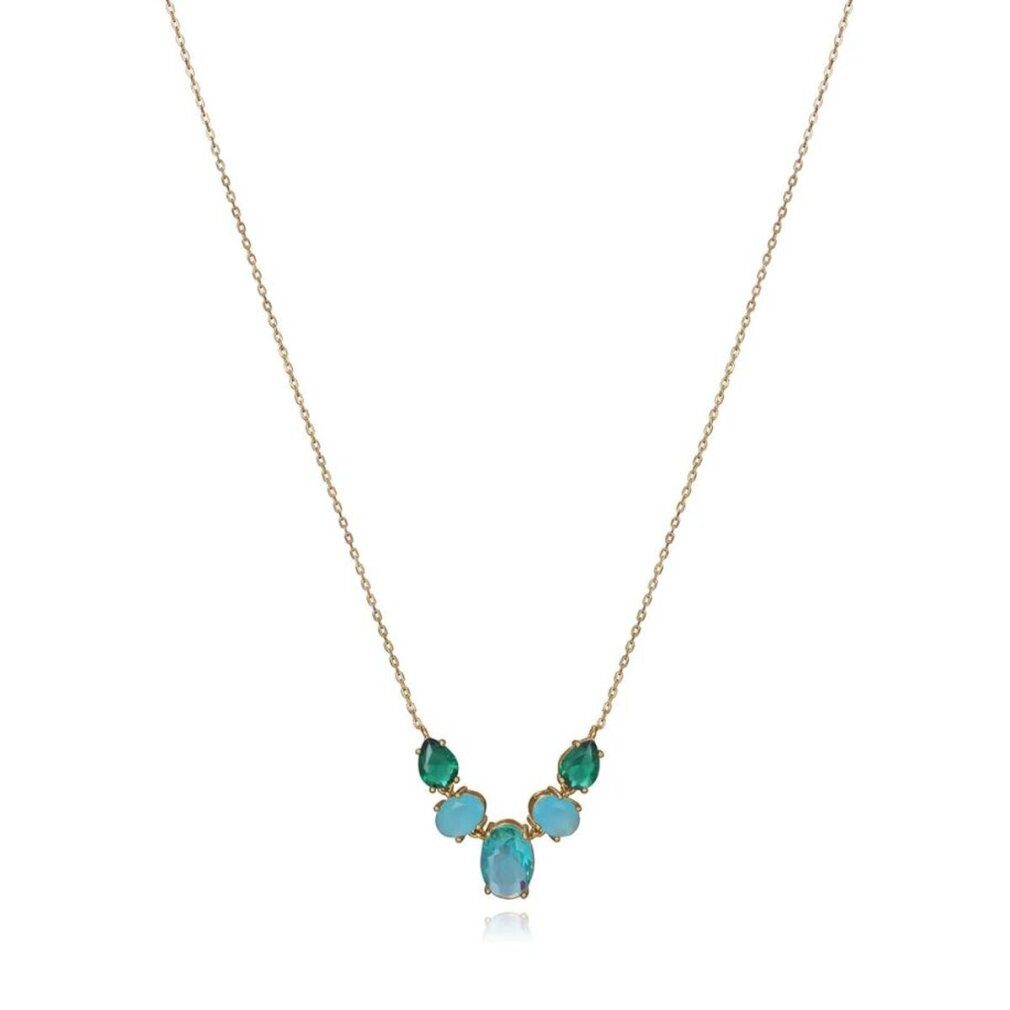 Kette mit Einhänger Pøekrásný pozlacený náhrdelník s krystaly Elegant 13168C100-59