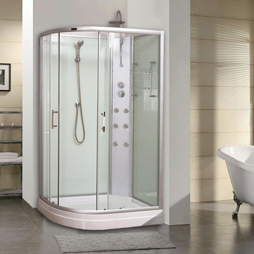 Duschkabine Regendusche Fertigdusche Dusche Duschtempel Duschwand Badewanne 120 