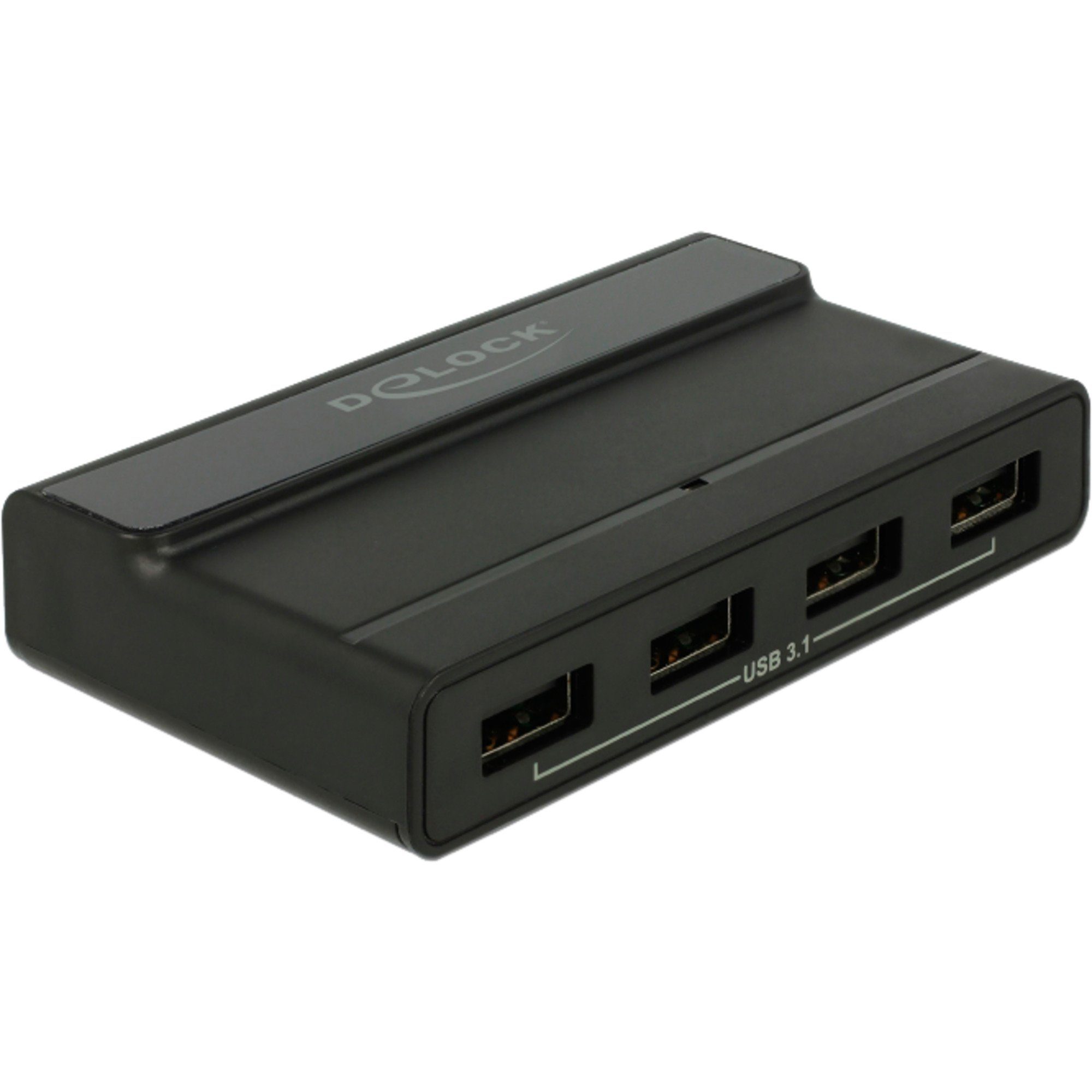 DeLOCK Externer USB 3.2 Gen 2 4 PortHub 10Gbps, USB-Kabel
