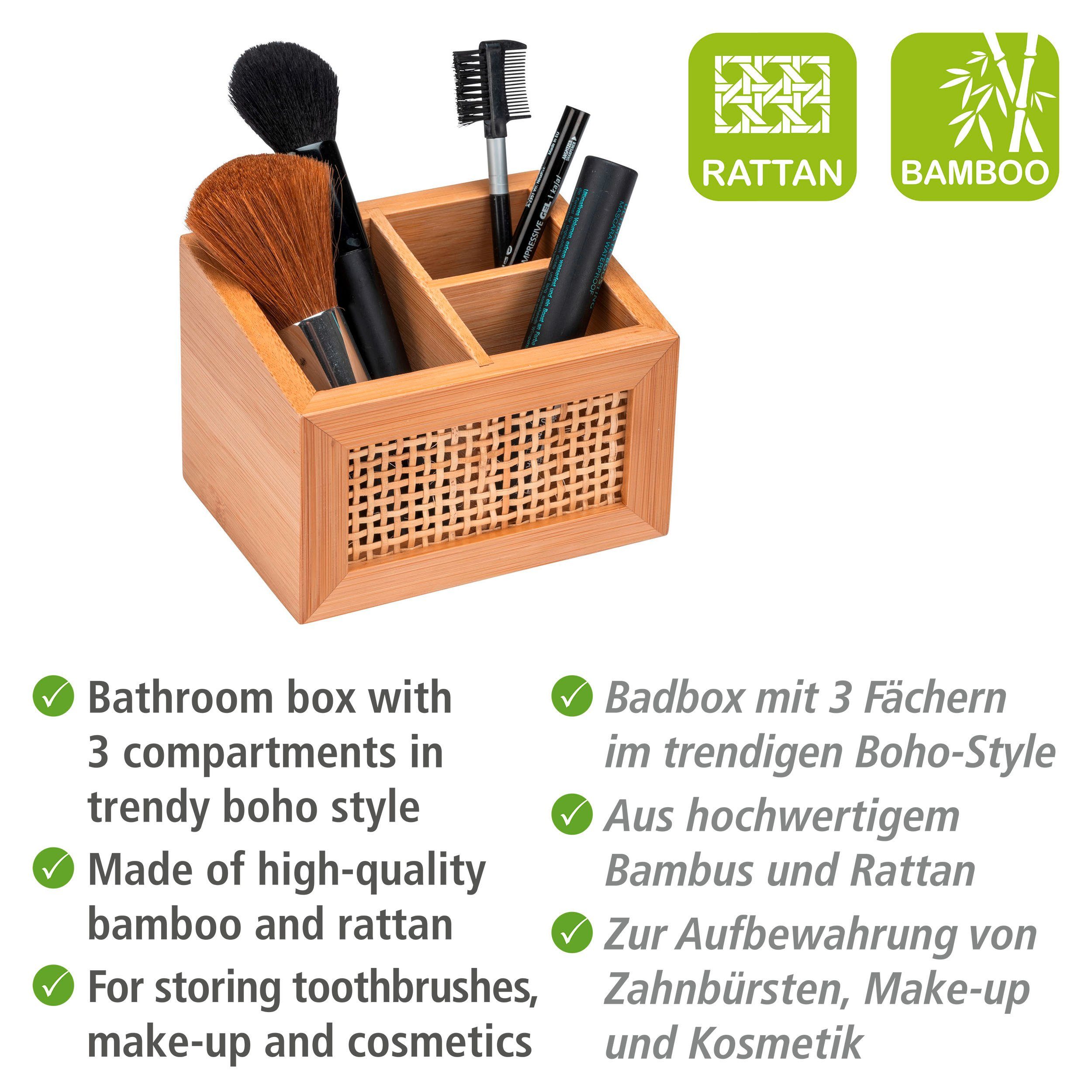 (1 Rattan Badorganizer Allegre St), Bambus und aus WENKO