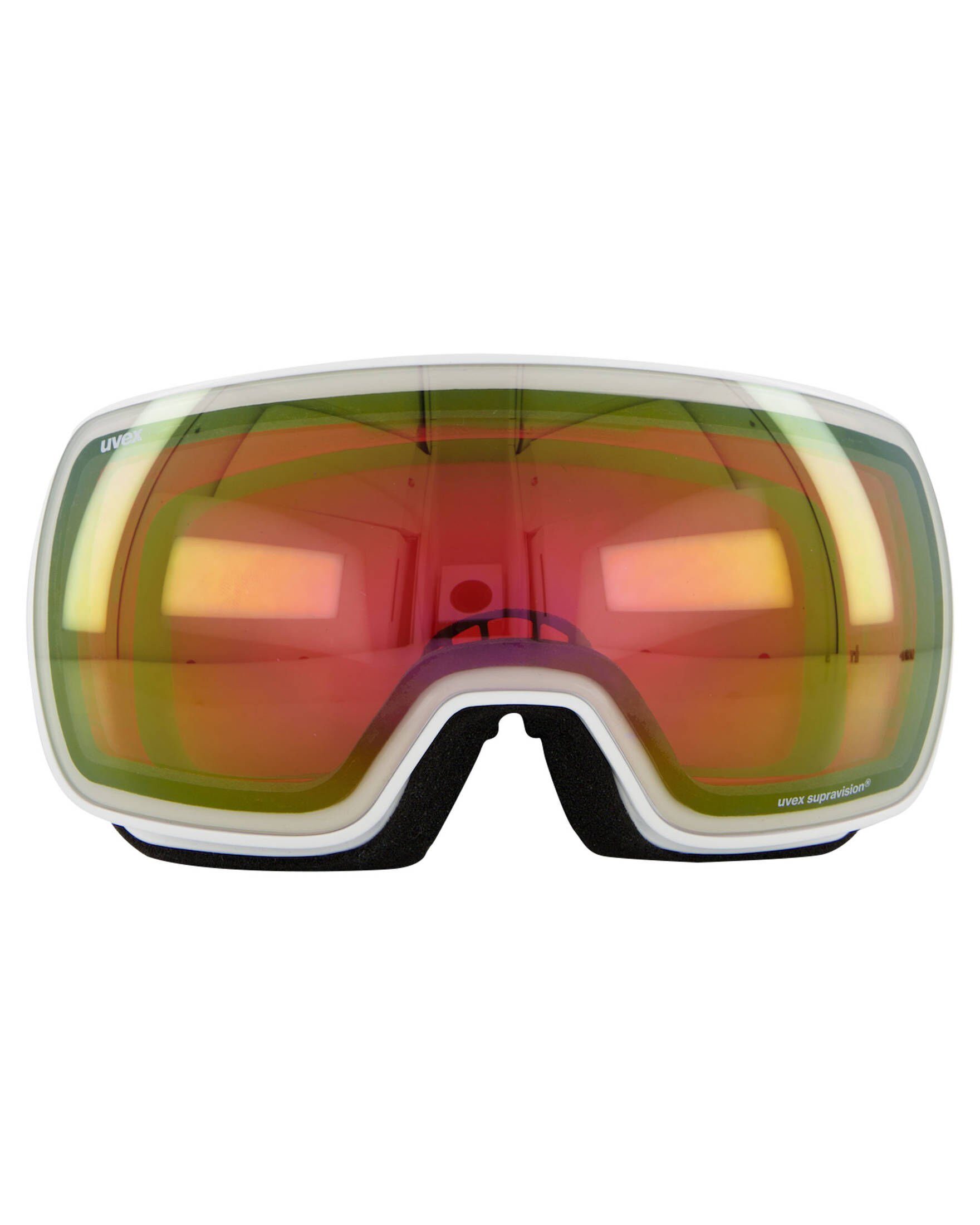 (100) COMPACT Skibrille/Snowboardbrille FM Skibrille Uvex weiß