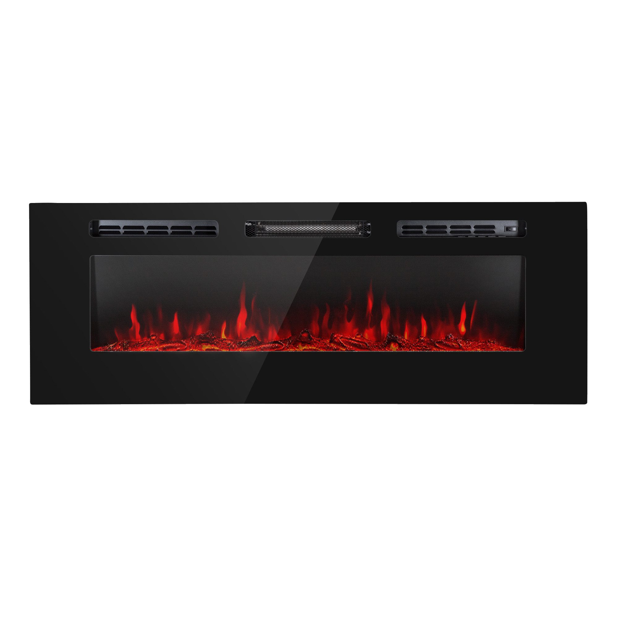 Klarstein Elektrokamin Galeras, elektrischer Kamin Heizfunktion elektrischer Kaminofen Elektrokamin