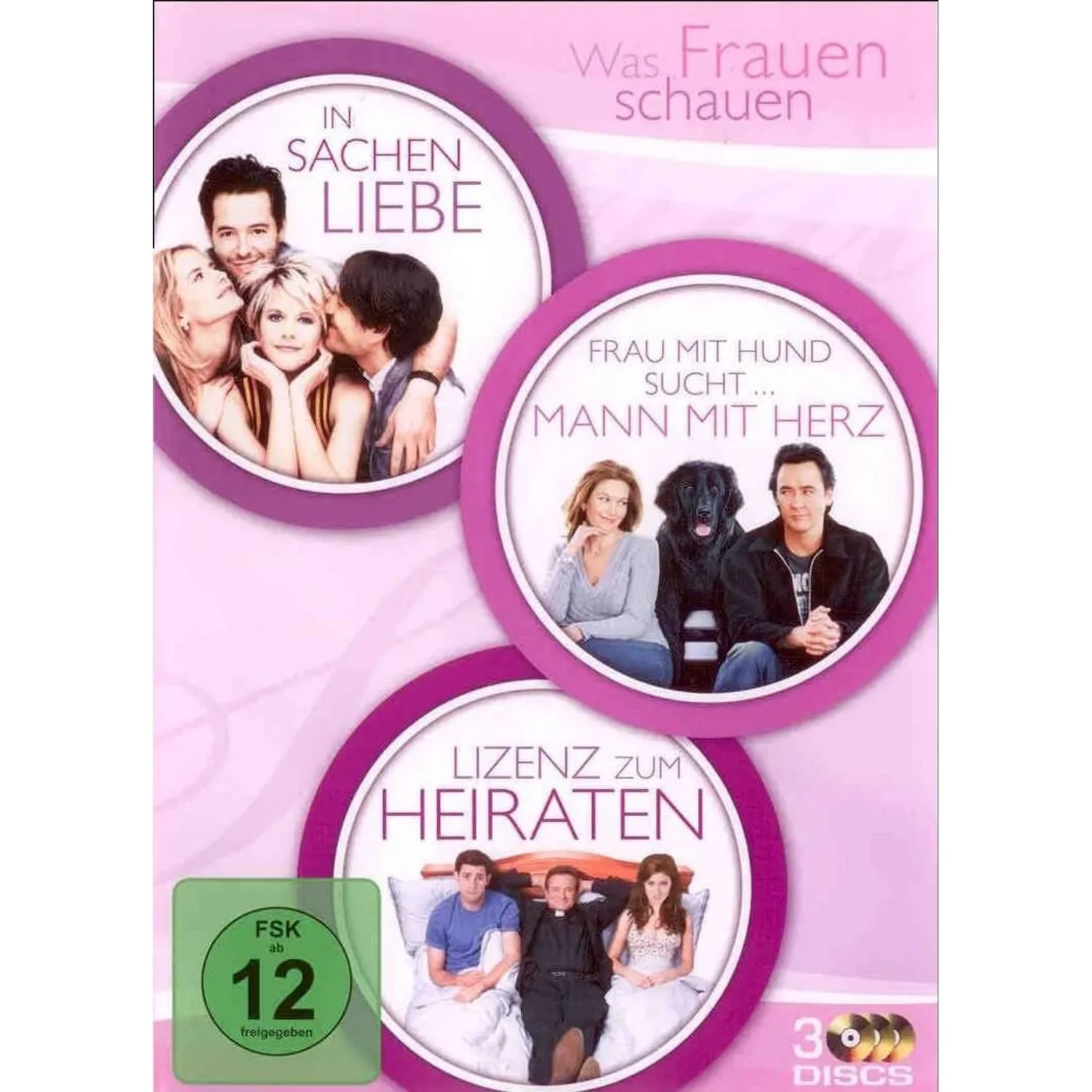 Warner Home Video DVD In Sachen Liebe & Frau mit Hund sucht... Mann mit Herz & Lizenz zum...