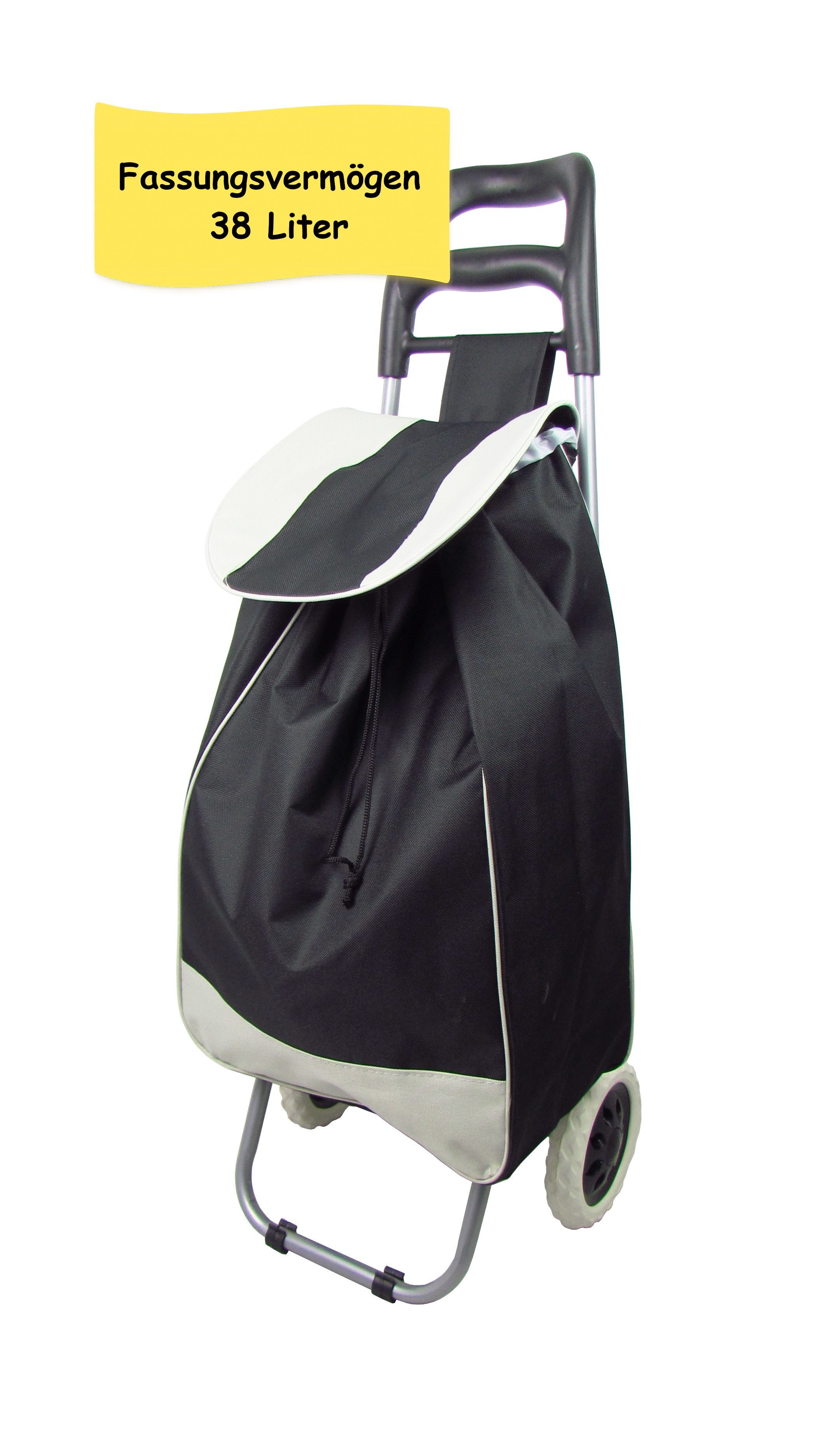 steinwohn Einkaufstrolley - klappbar 38L – leicht & stabil – wetterfest, - günstig online kaufen