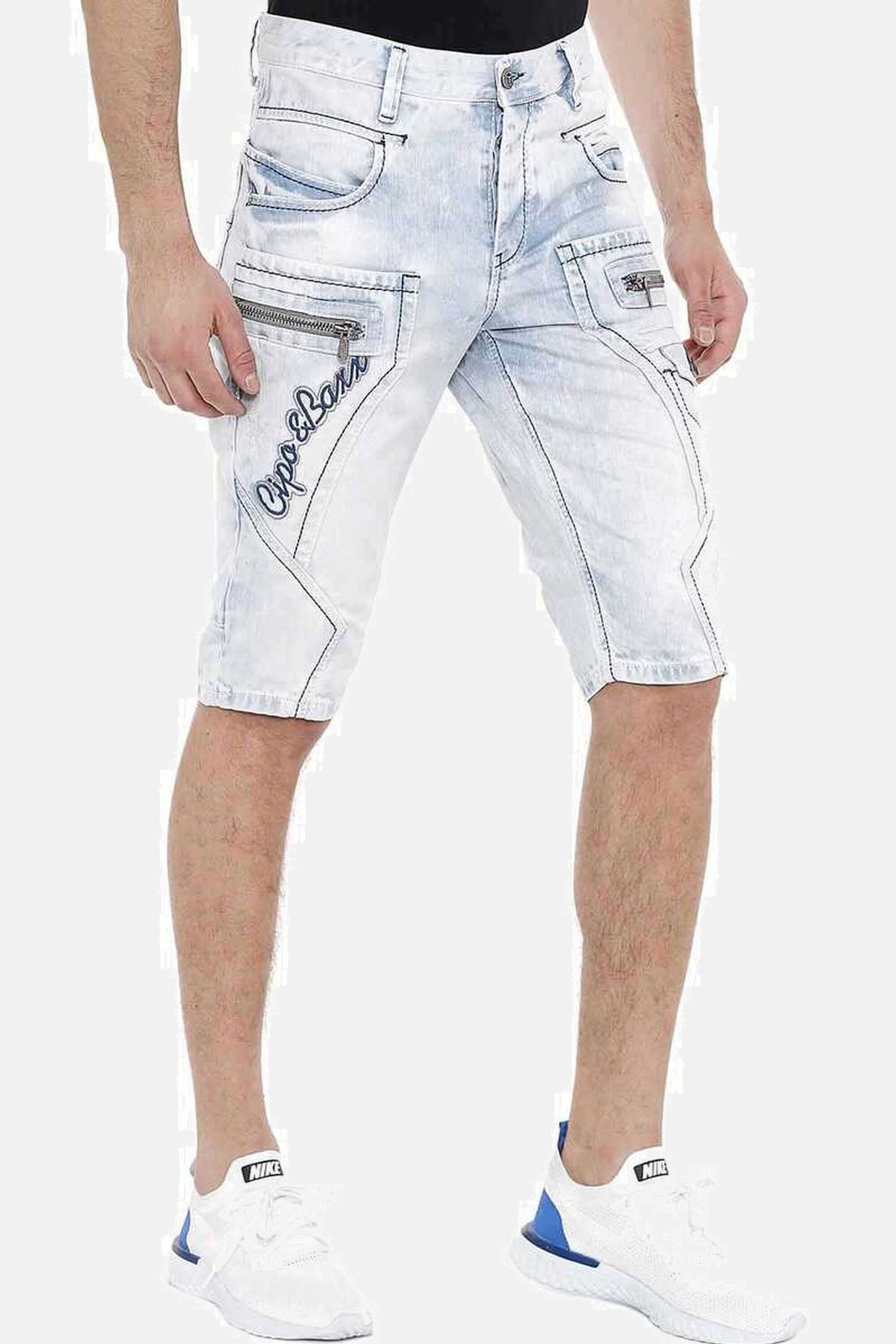 Cipo & Baxx Shorts Shorts mit Seitentaschen, CK-131