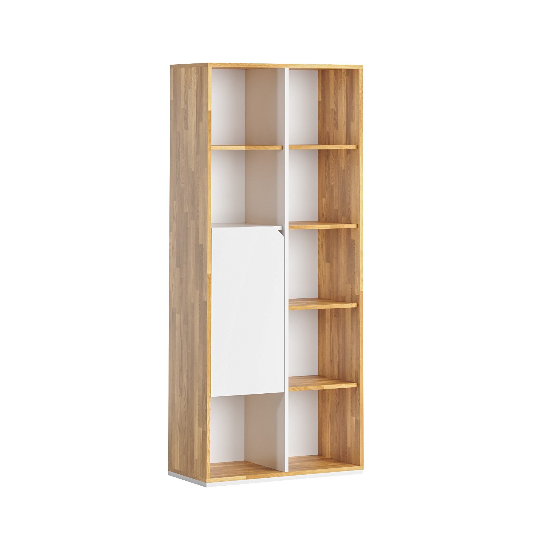 Deerhorn Aktenregal Modernes Regal Active 196x90x40 cm, Soft-Close Fronten, korpus aus eichenholz